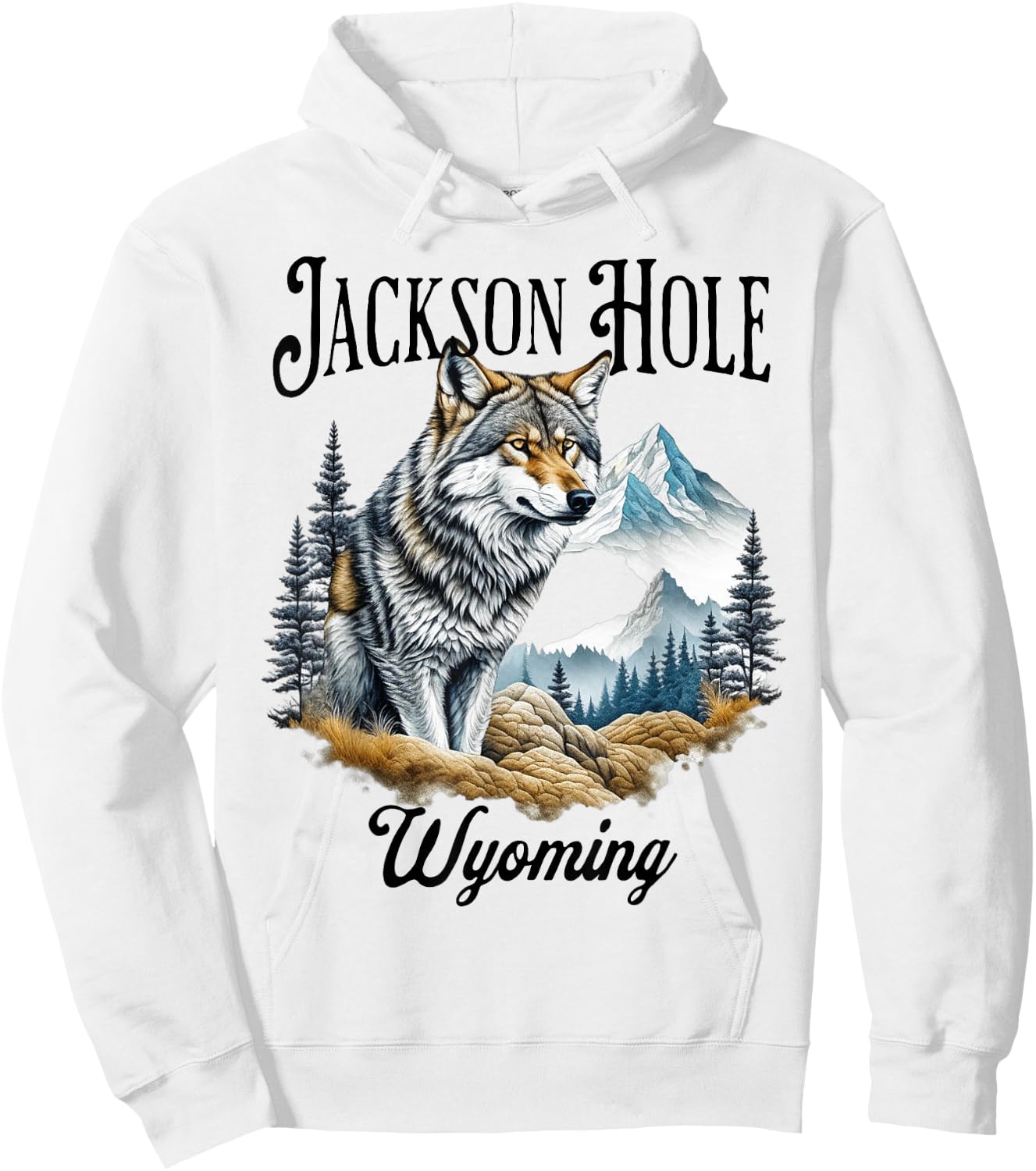 Jackson Hole Hoodie - Hoodie | White