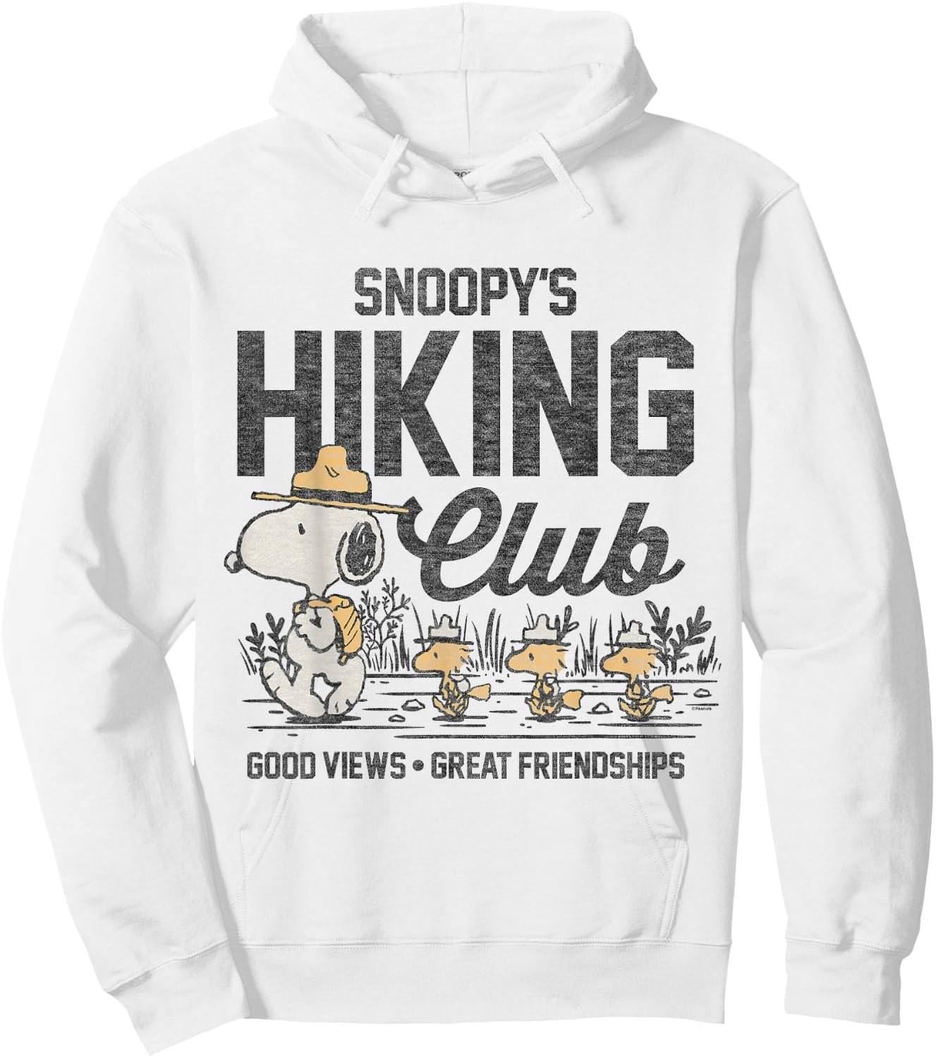 Peanuts - Snoopy's Hiking Club Hoodie - Hoodie | White
