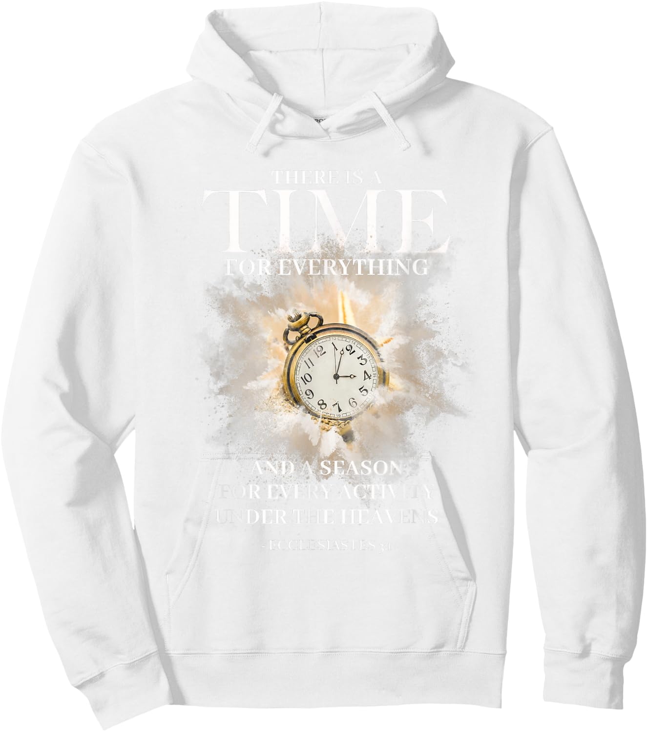 Ecclesiastes 3 4 Bible Jesus Christian Women Men Hoodie - Hoodie | White