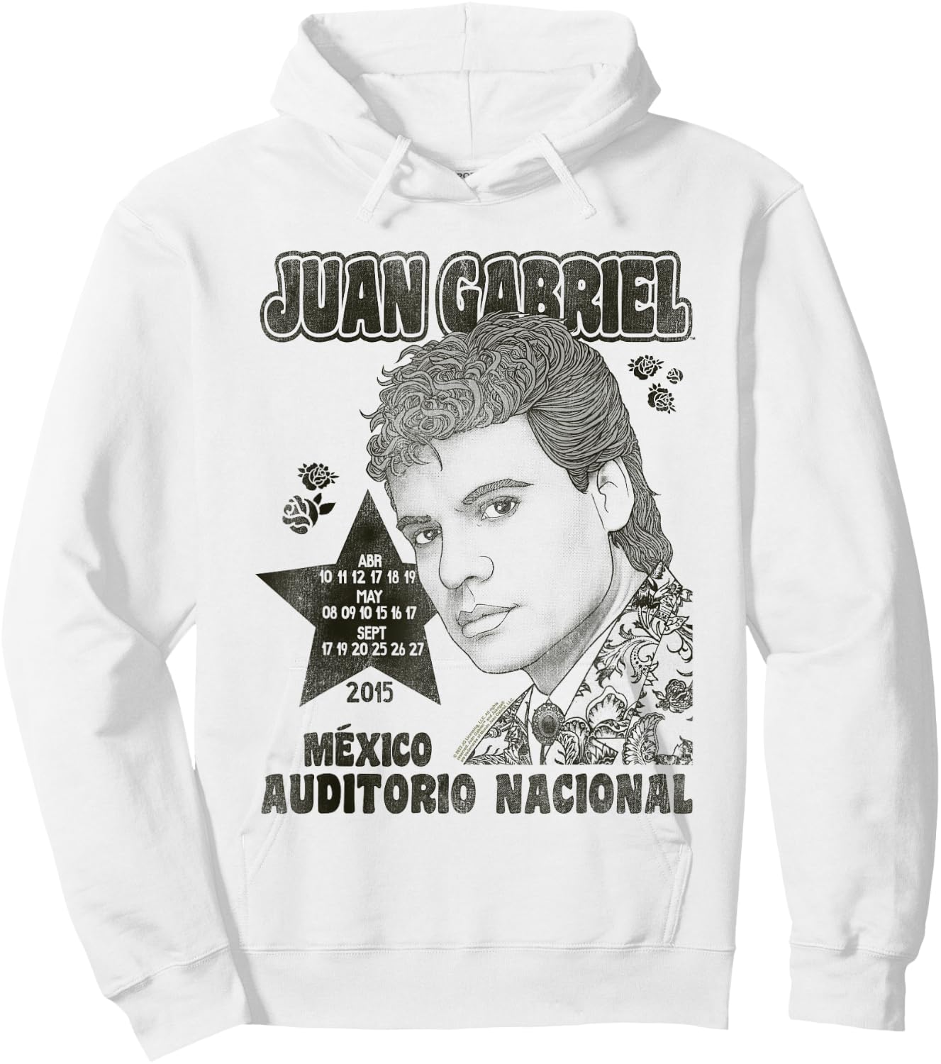 Juan Gabriel Auditorio Nacional 2015 Hoodie - Hoodie | White