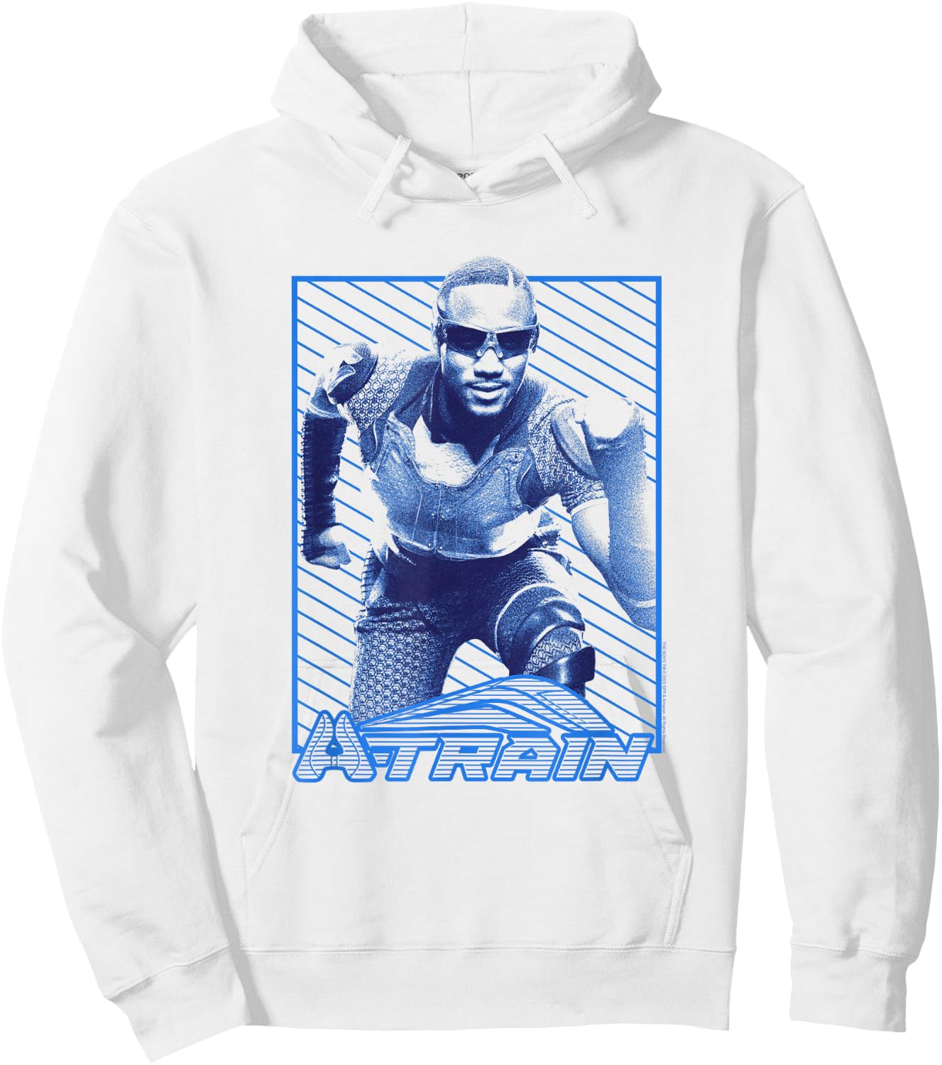 The Boys A-Train Supe Character Pose Hoodie - Hoodie | White