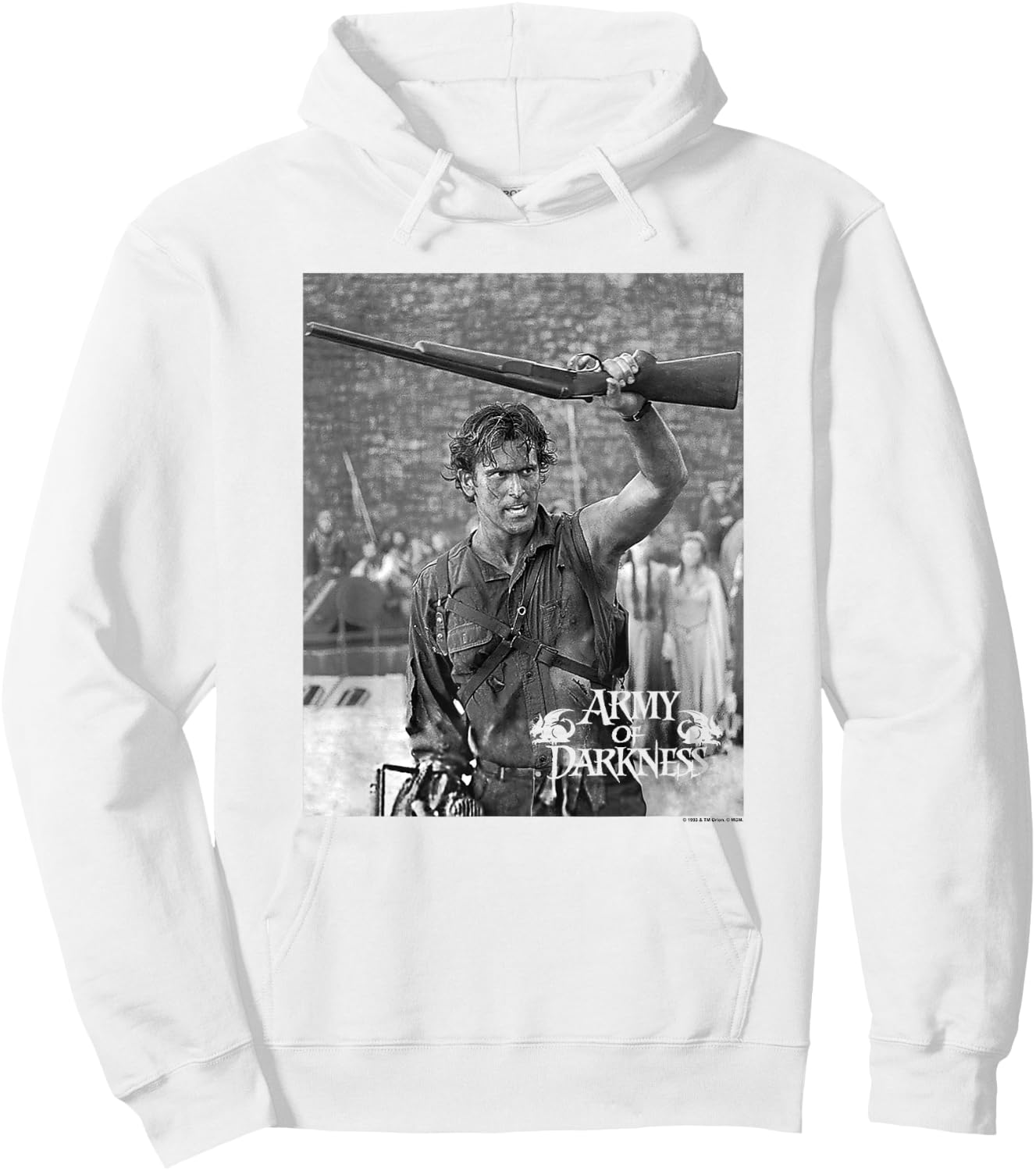 Army of Darkness Boom Hoodie - Hoodie | White