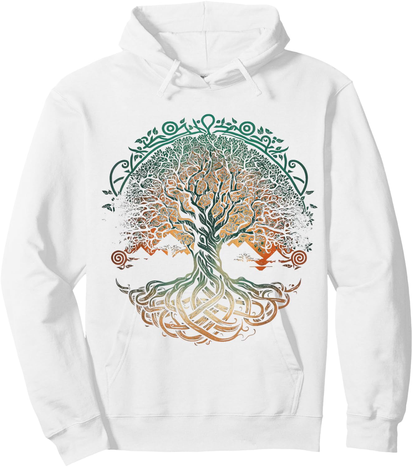 Tree of Life Yggdrasil Viking Midgard Thor Walhalla Hoodie - Hoodie | White