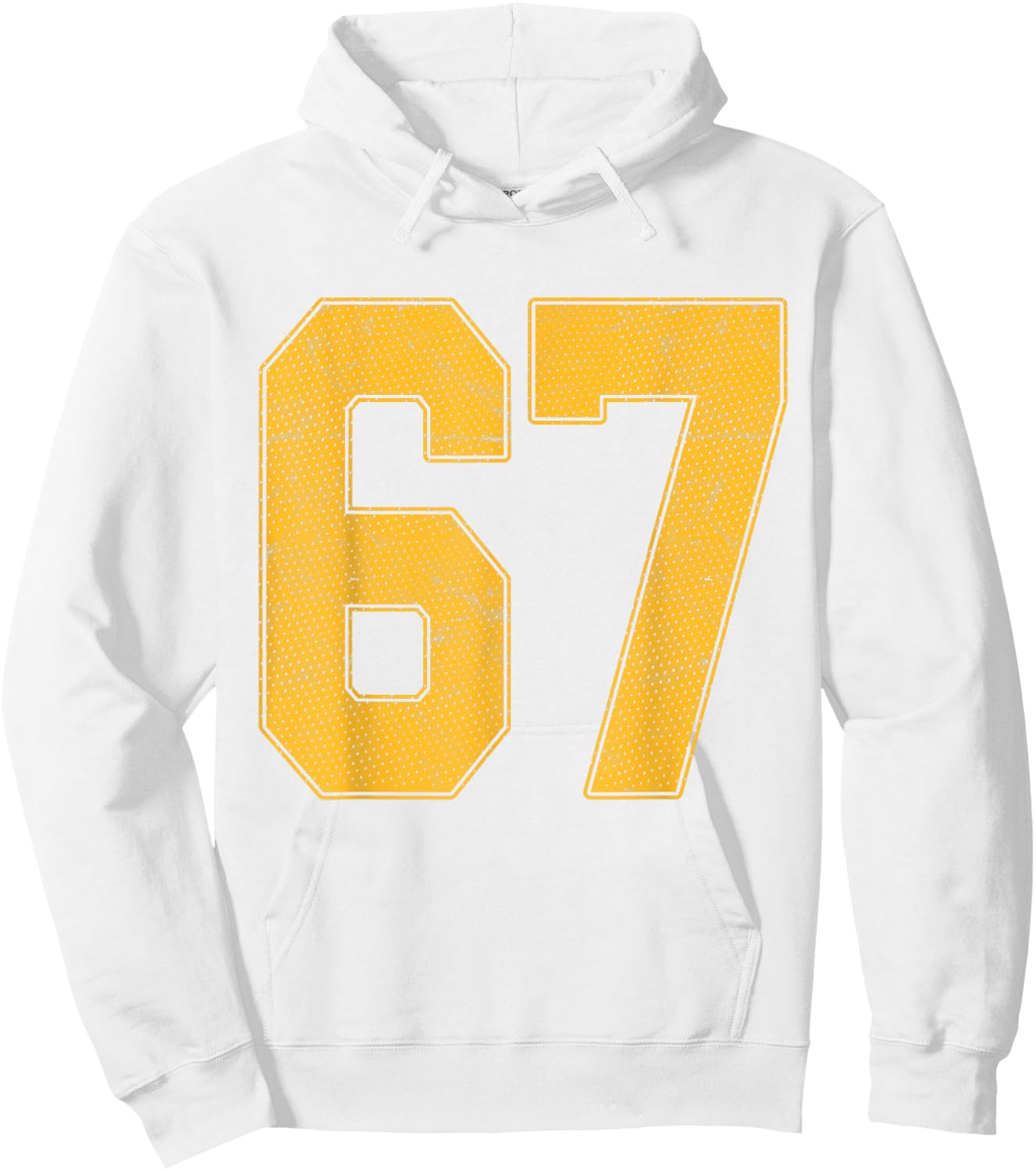Number 67 Numbered Uniform Sports Team Jersey 67th Birthday Hoodie - Hoodie | White