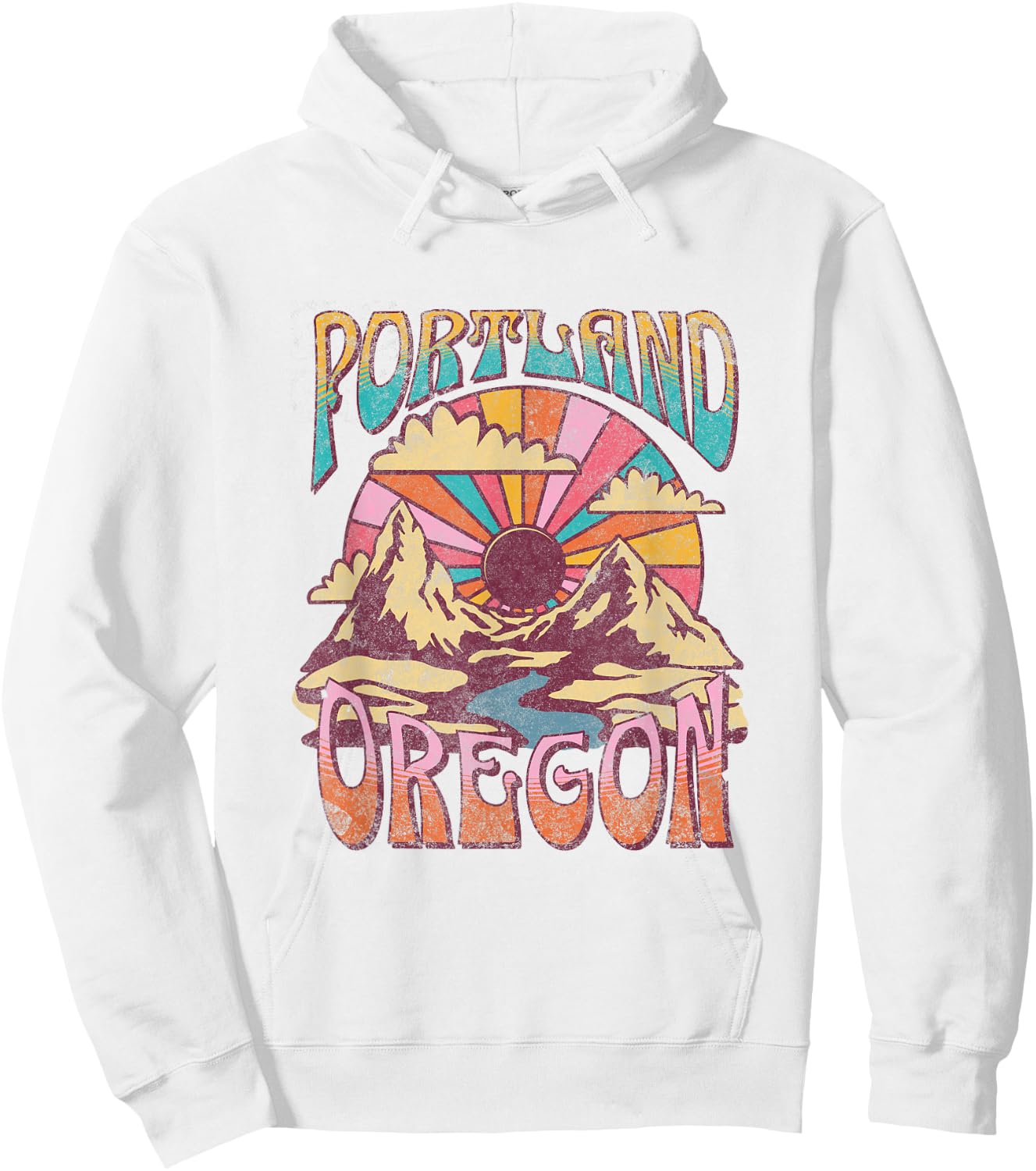Portland Oregon Hoodie - Hoodie | White