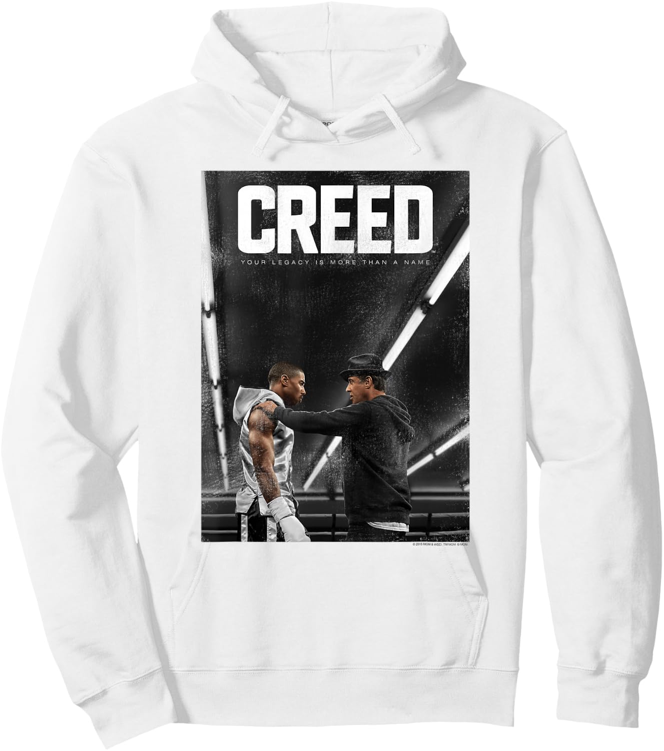 CREED Creed Poster Adult White Small Classic Fit Short Sleeve Hoodie - Hoodie | White