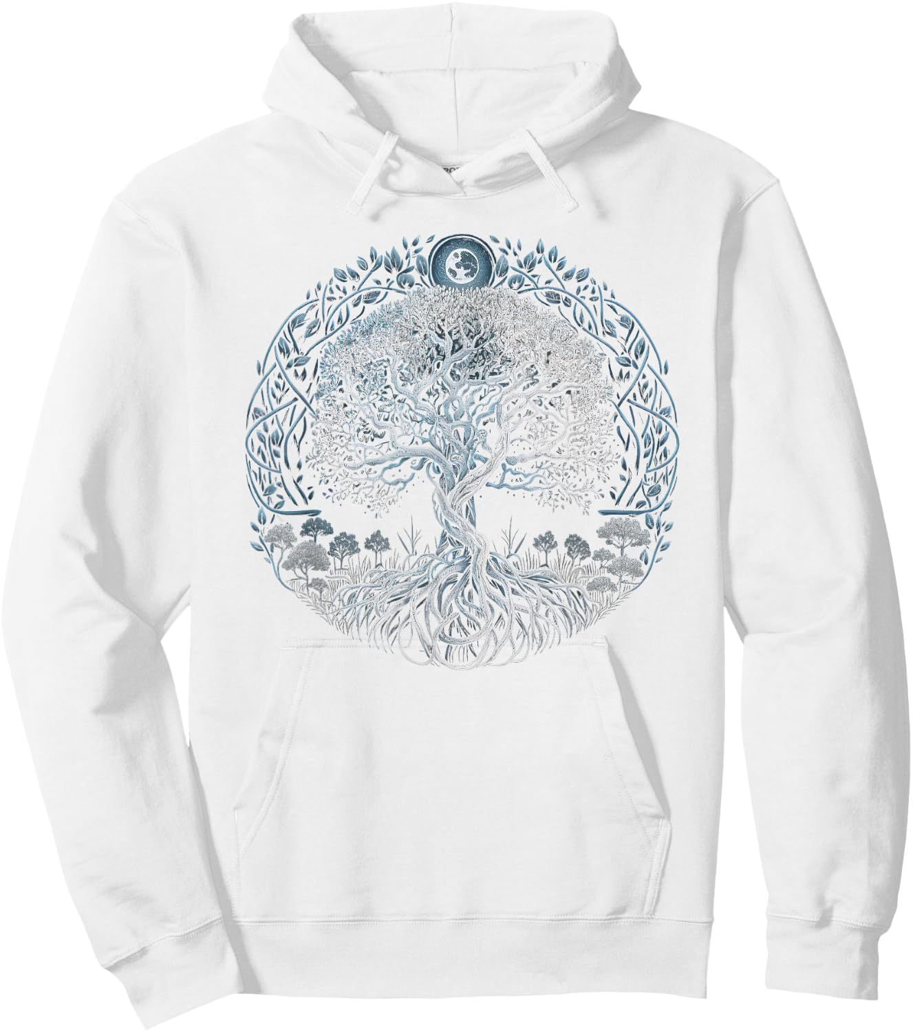 Tree of Life Yggdrasil Viking Midgard Thor Walhalla Hoodie - Hoodie | White