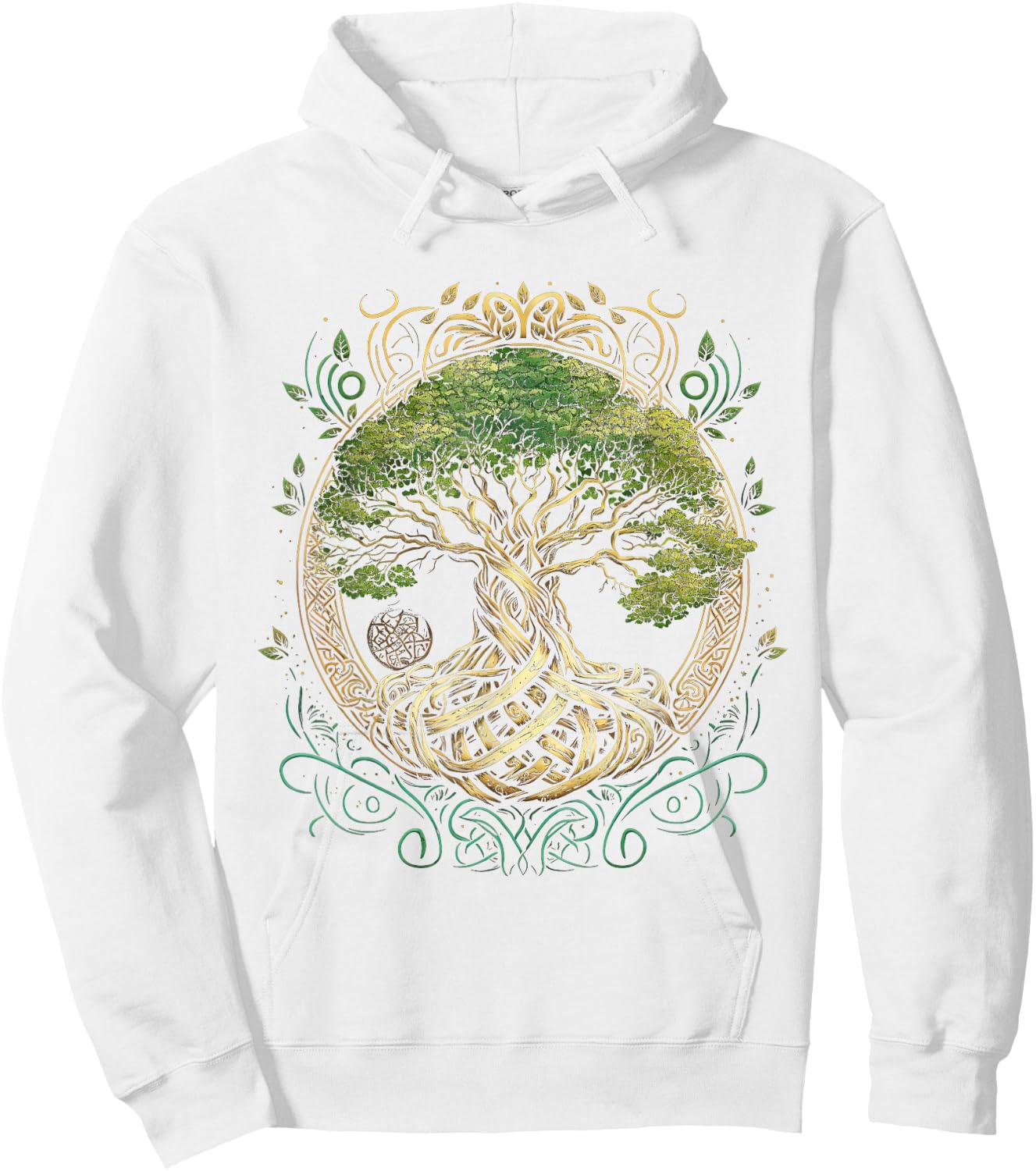 Tree of Life Yggdrasil Viking Midgard Thor Walhalla Hoodie - Hoodie | White