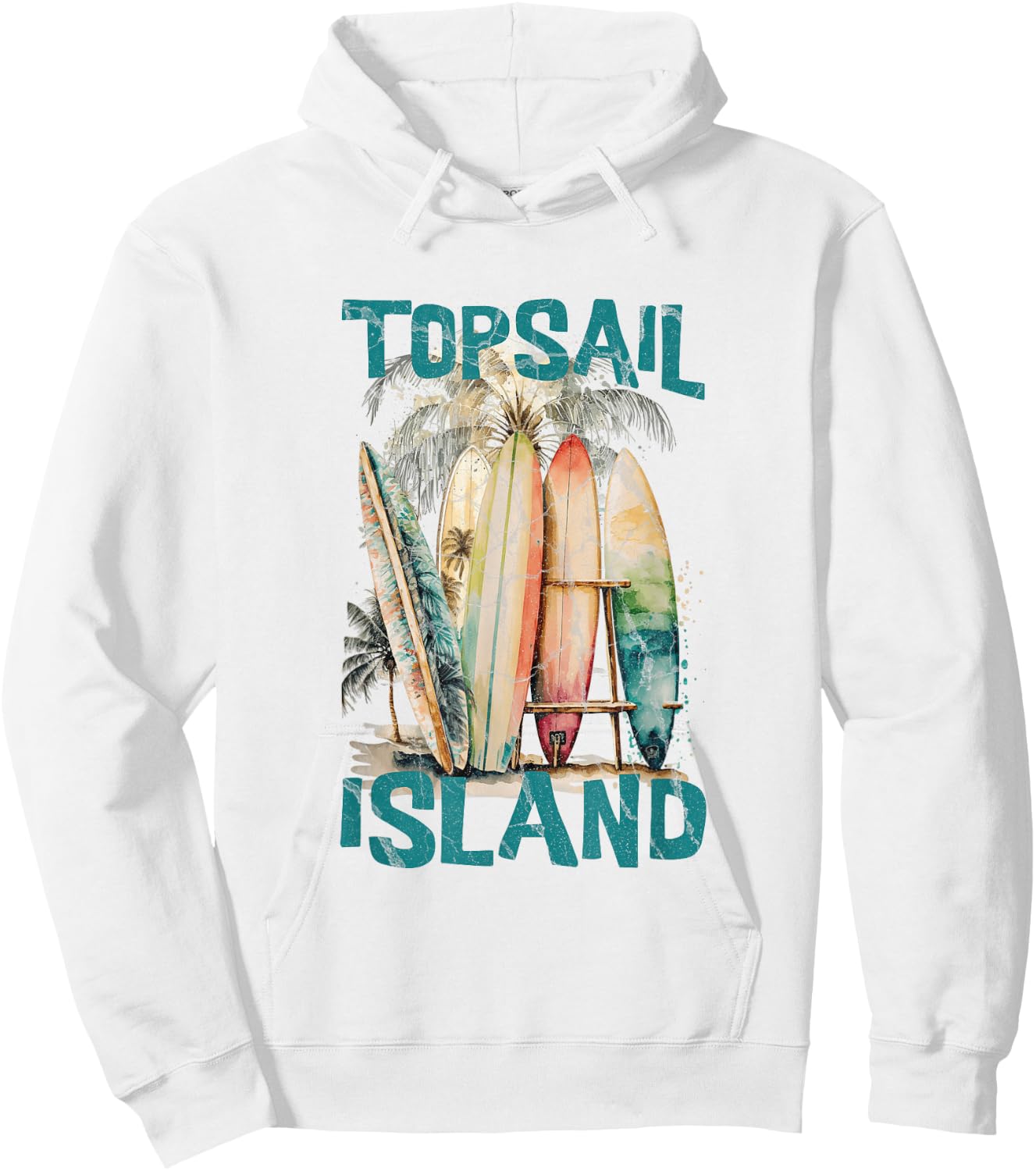 Topsail Island Hoodie - Hoodie | White