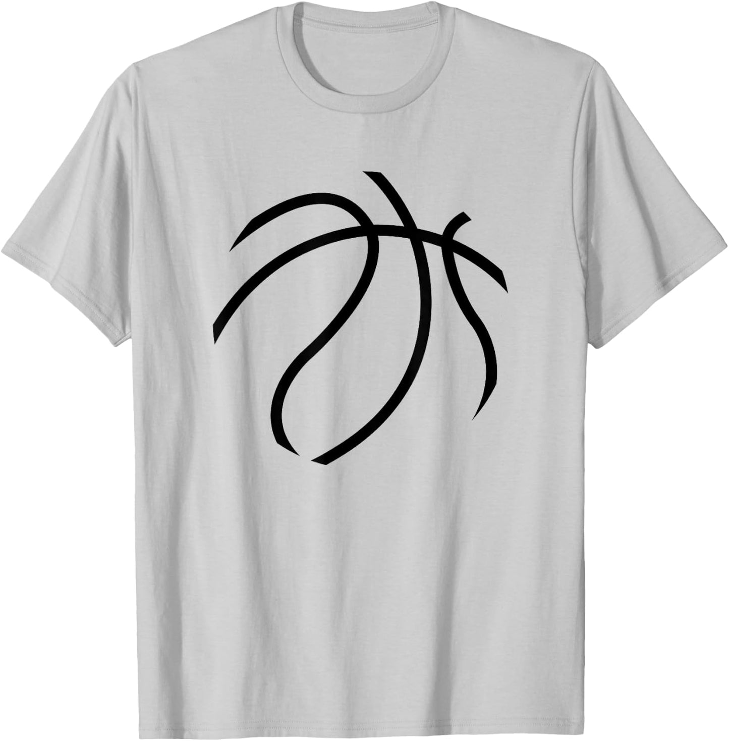 Threadrock -Kids & Adults Basketball Halloween , Orange, Small, Short Sleeve T-Shirt - T-Shirt | Ash