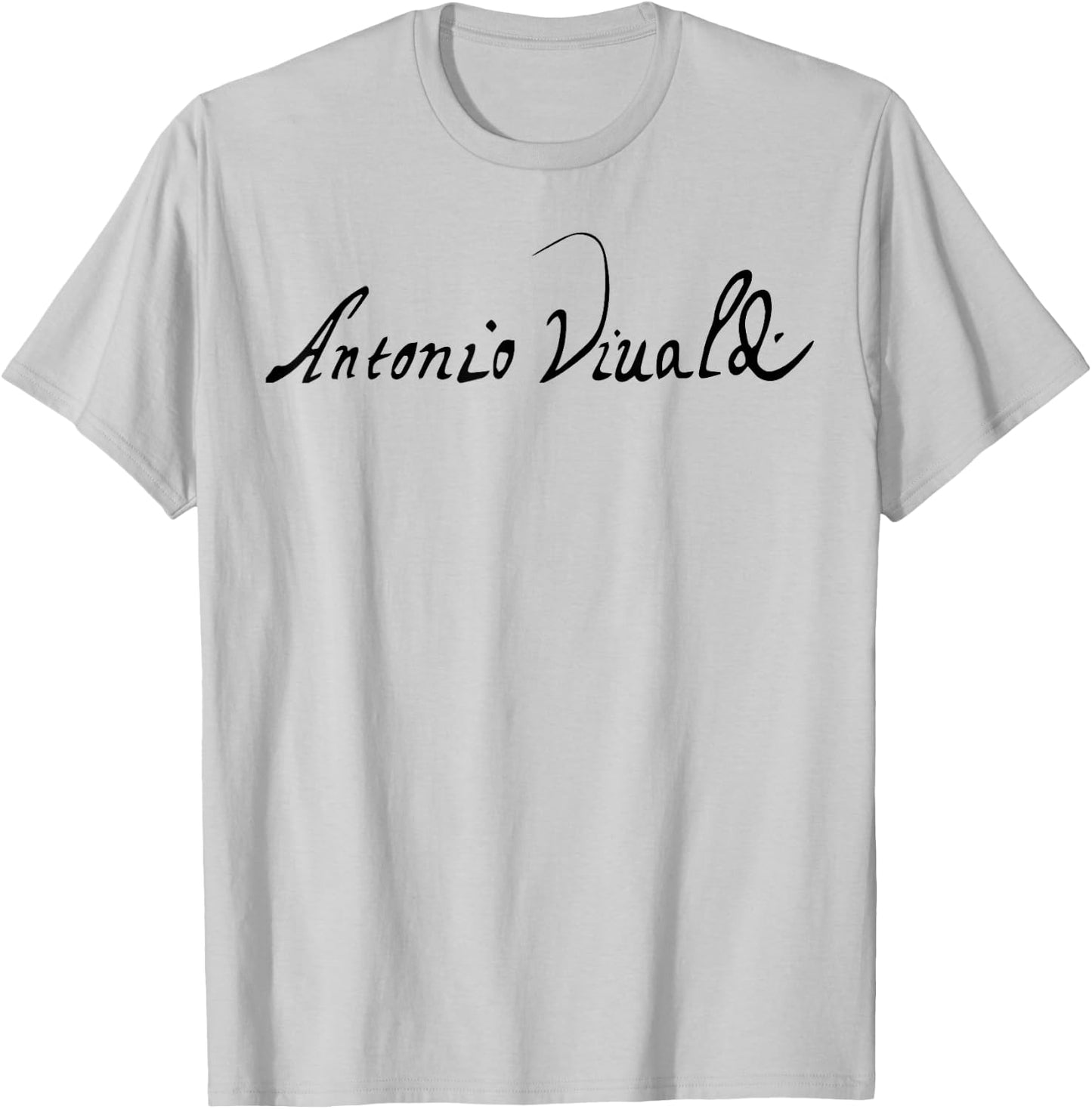 Signatures Vivaldi classical music composer T-Shirt - T-Shirt | Ash