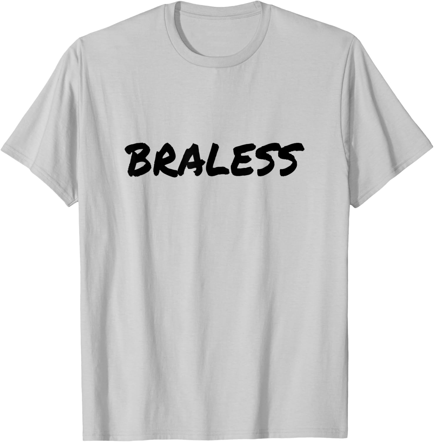 Braless Feminist Empowerment Free The Nip Go Braless Women T-Shirt - T-Shirt | Ash