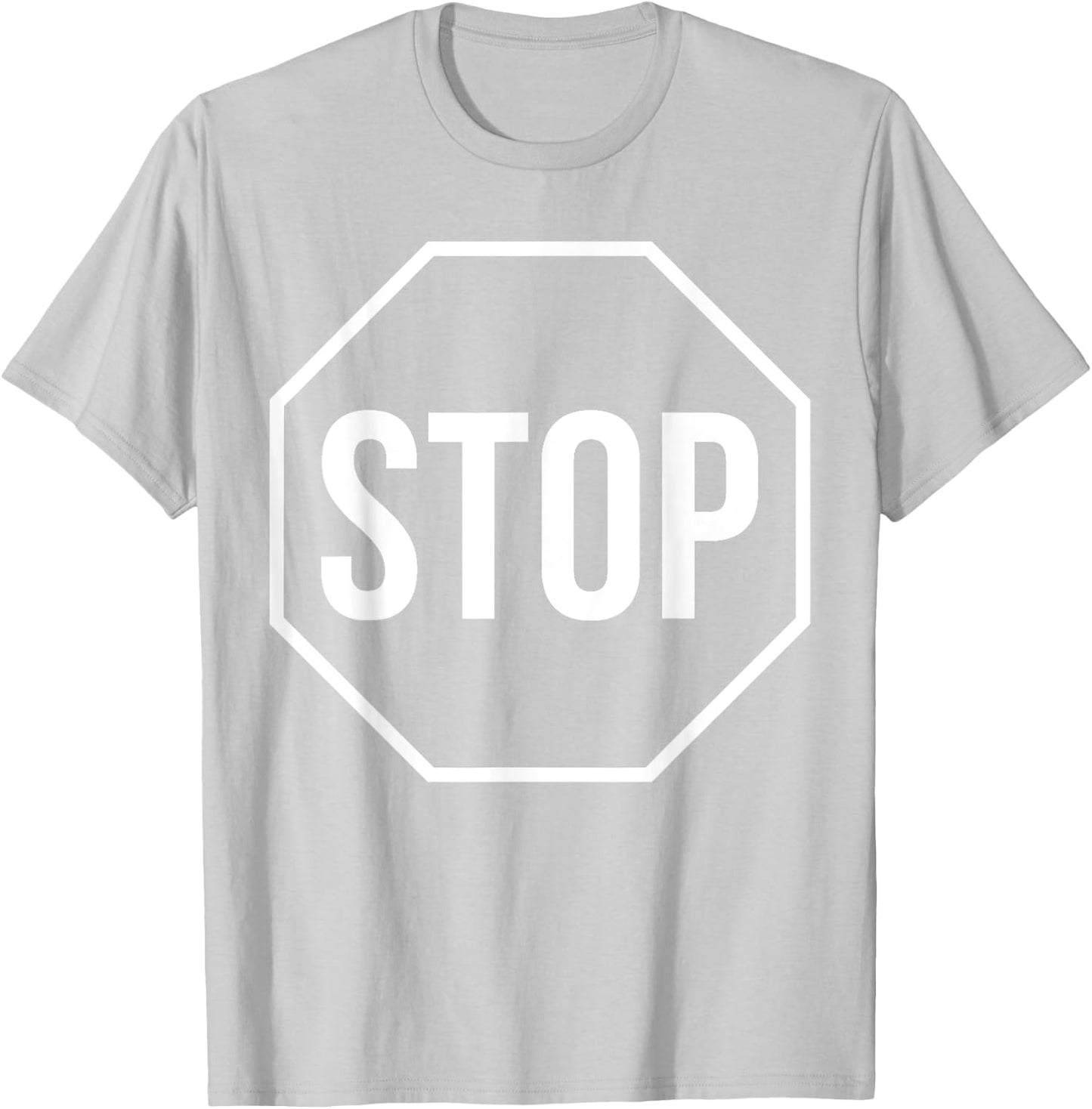 Stop Sign Stop Sign Costume Shirt T-Shirt - T-Shirt | Ash