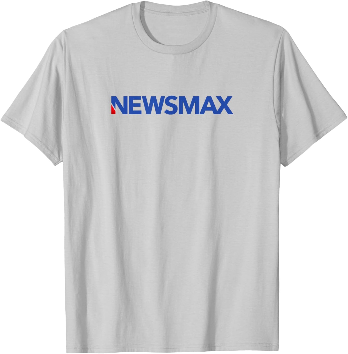 Newsmax - Real News for Real Patriots, Conservative Politics T-Shirt - T-Shirt | Ash