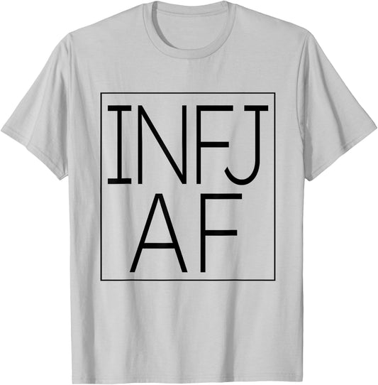 INFJ Pride INFJ AF T-Shirt - T-Shirt | Ash
