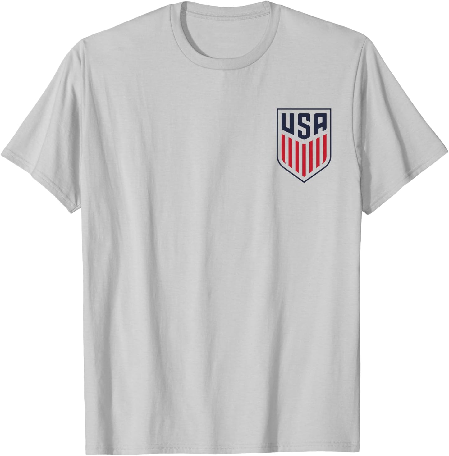 USA Flag American Football T-Shirt - T-Shirt | Ash