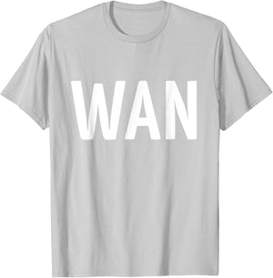 WAN - Taiwan Two Part Combo Design - Taiwanese Flag Part 2 T-Shirt - T-Shirt | Ash