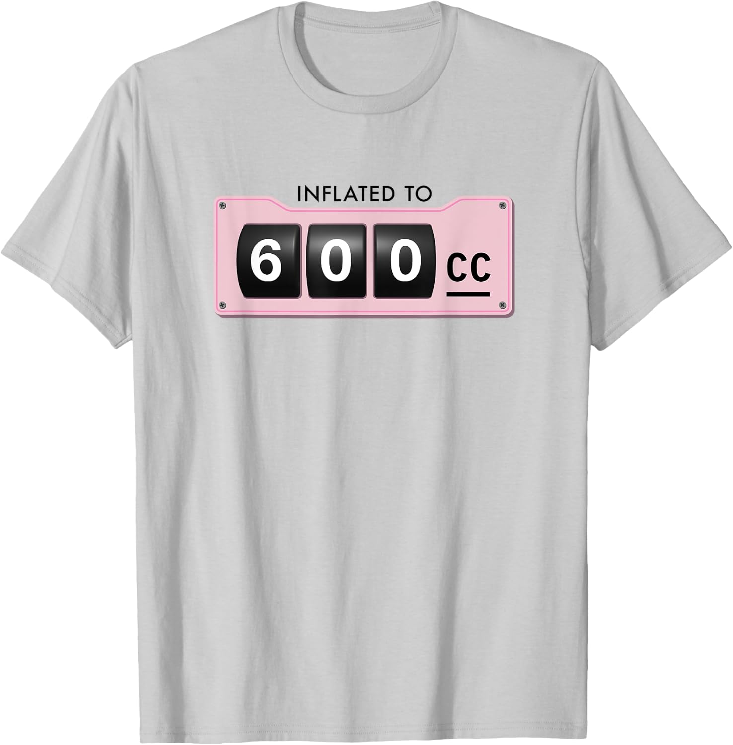 Breast Implants 600cc Breast Augmentation Big Boobs T-Shirt - T-Shirt | Ash