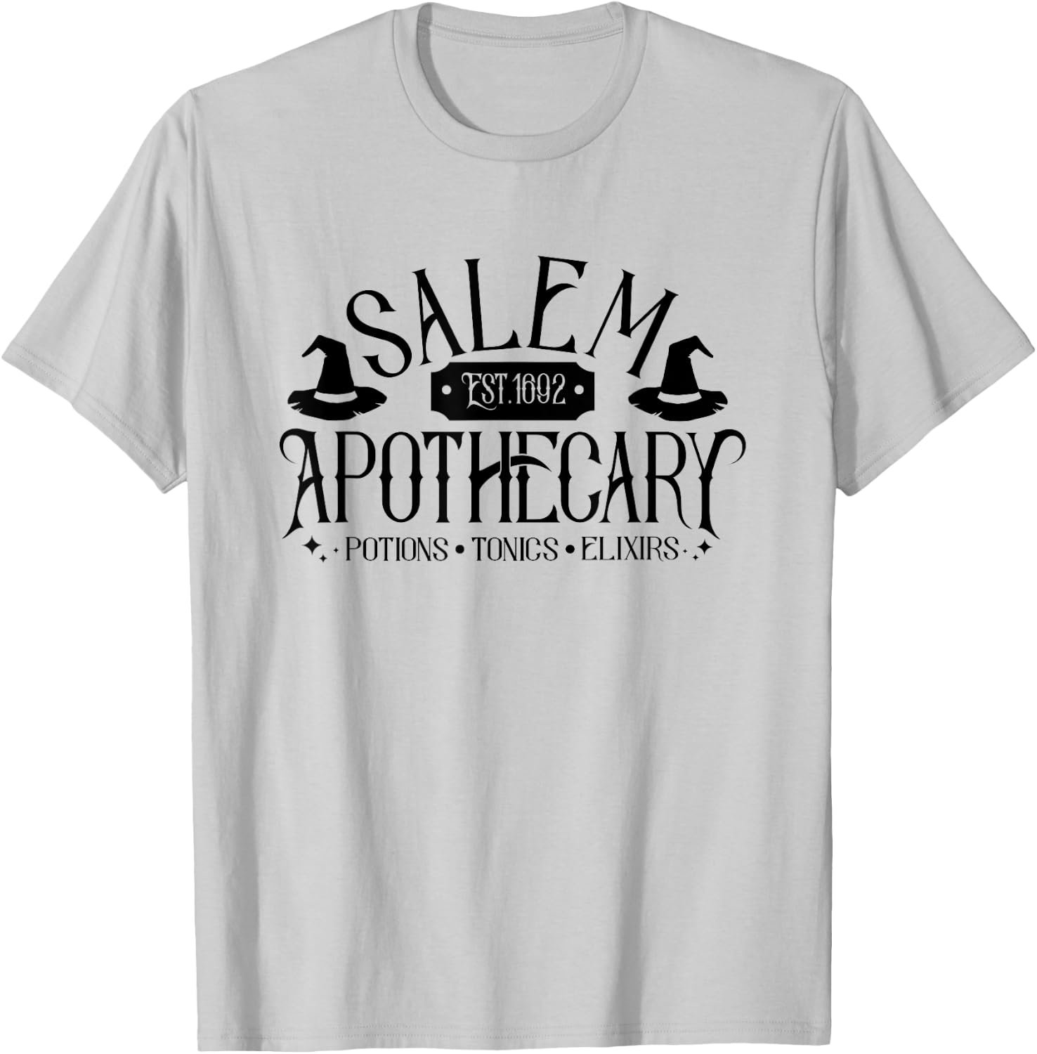 Salem Apothecary 1692 Witch Halloween Costume Funny Witchy T-Shirt - T-Shirt | Ash