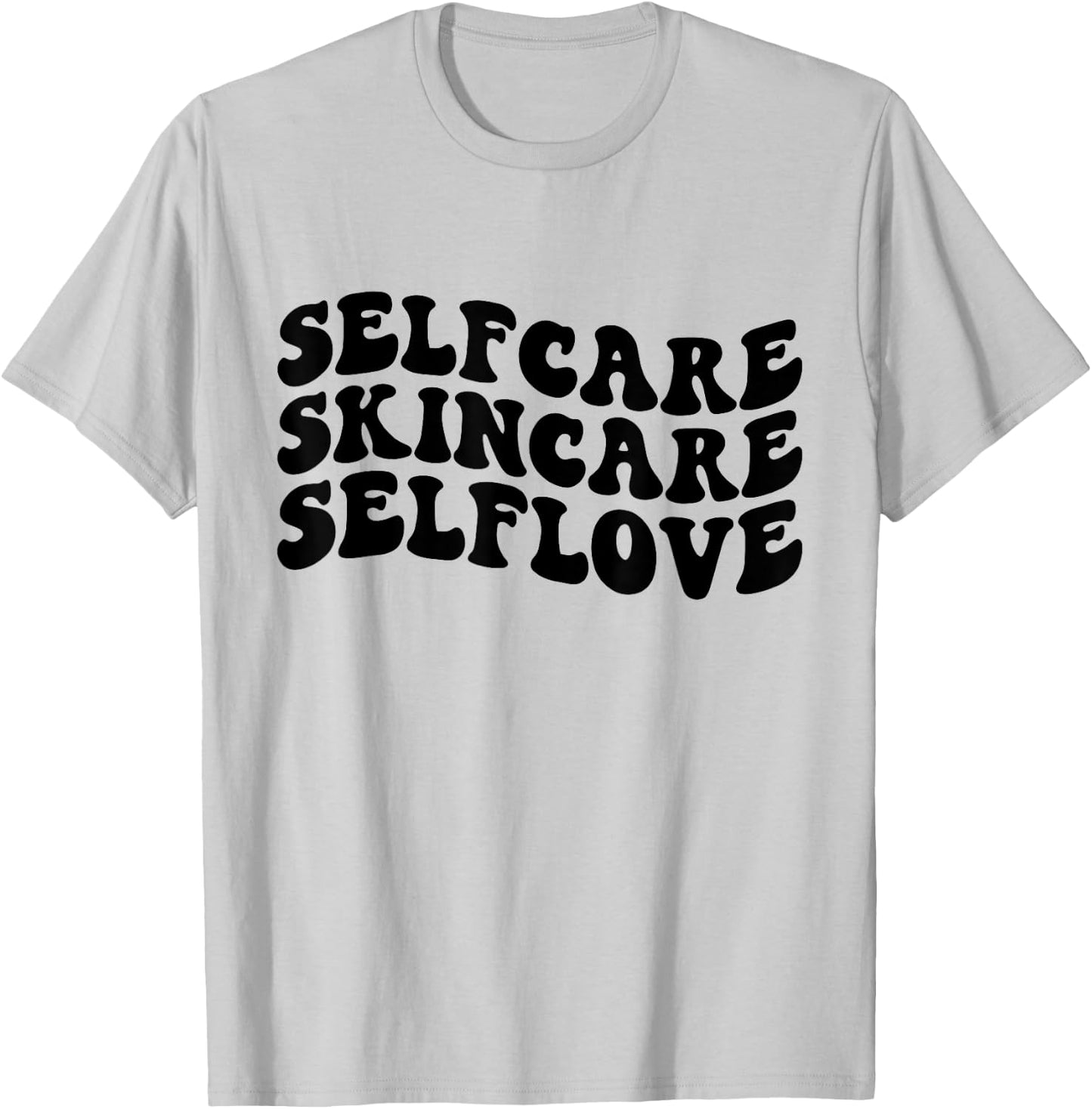 Selfcare Skincare Selflove Retro Esthetician T-Shirt - T-Shirt | Ash