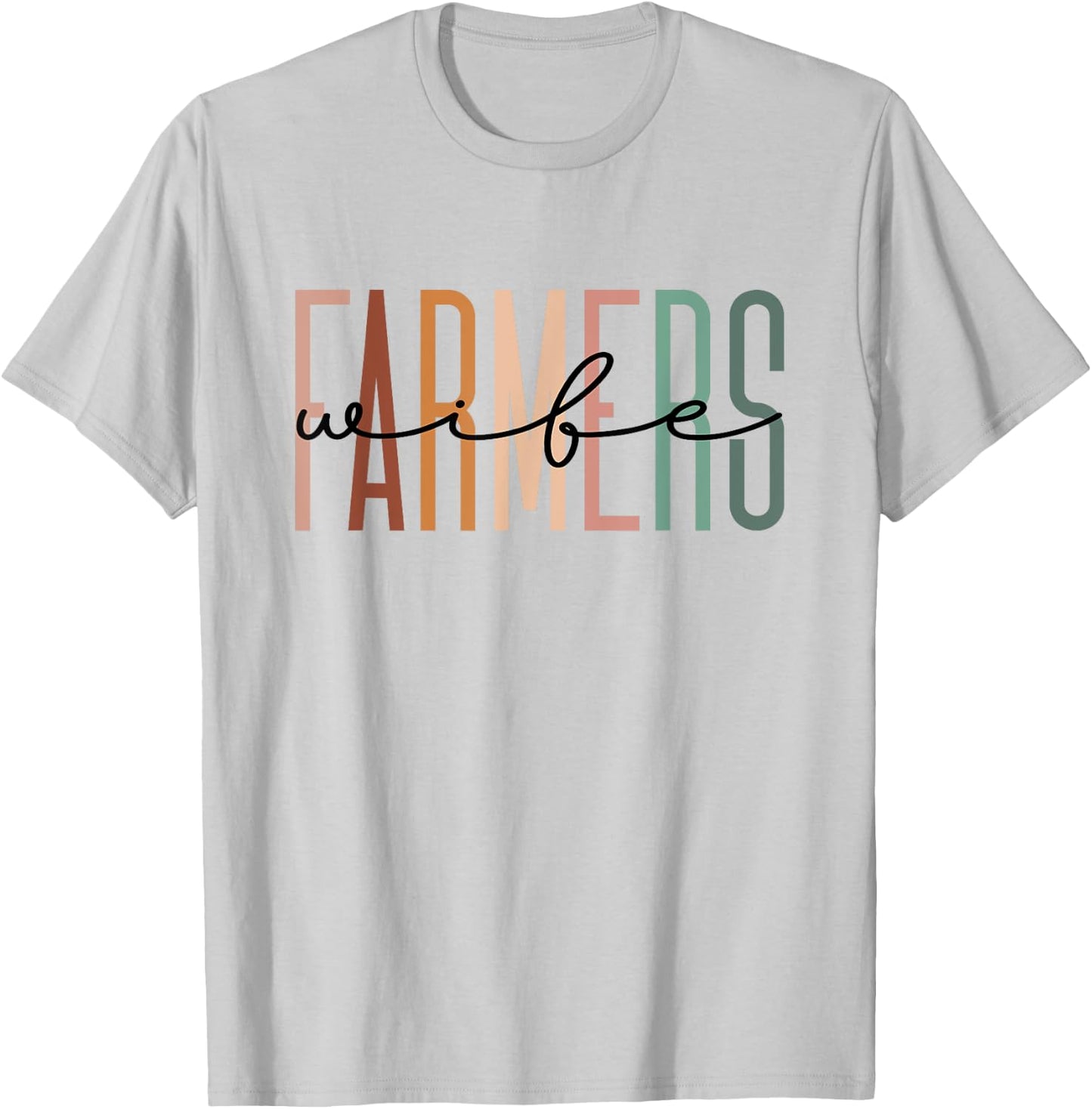 Farmers Wife Farmer Lover Wife Farming life T-Shirt - T-Shirt | Ash