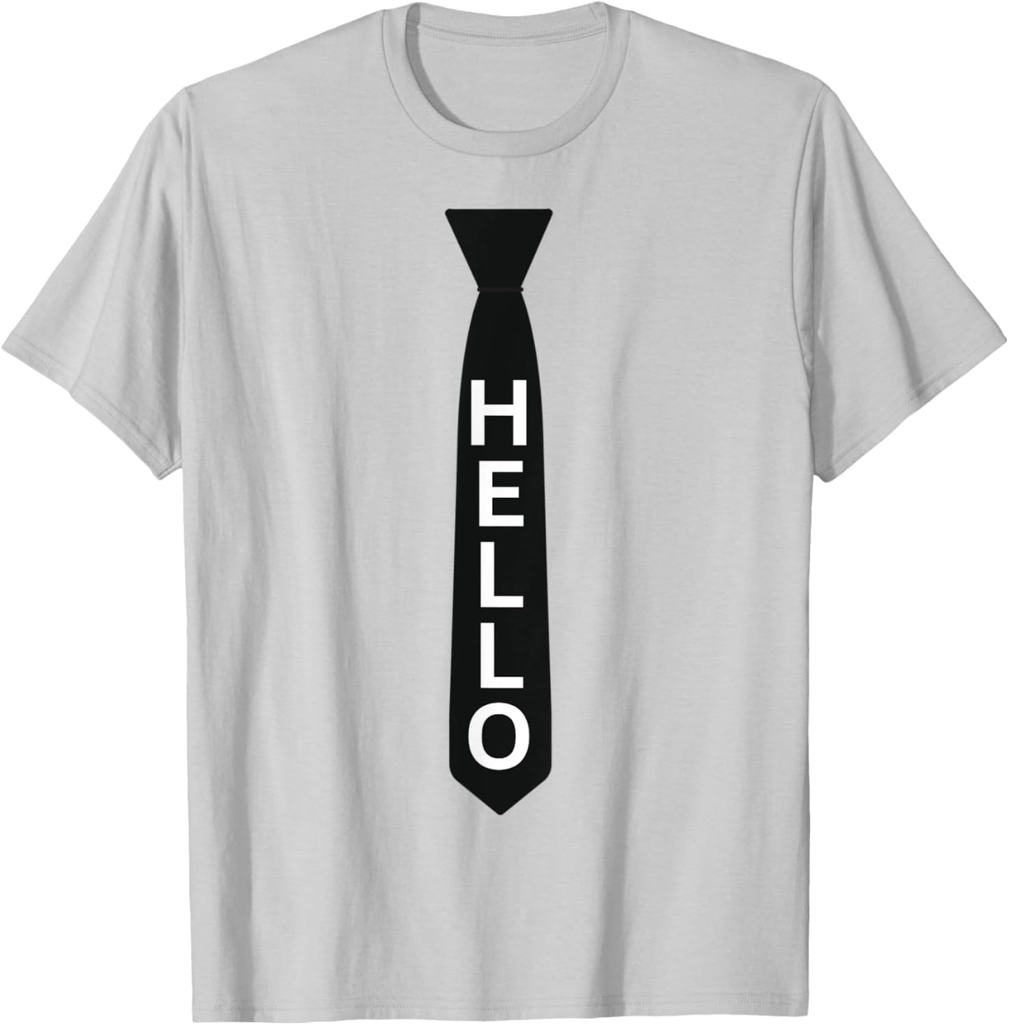 Book of Mormon Musical Hello Tie T-Shirt - T-Shirt | Ash