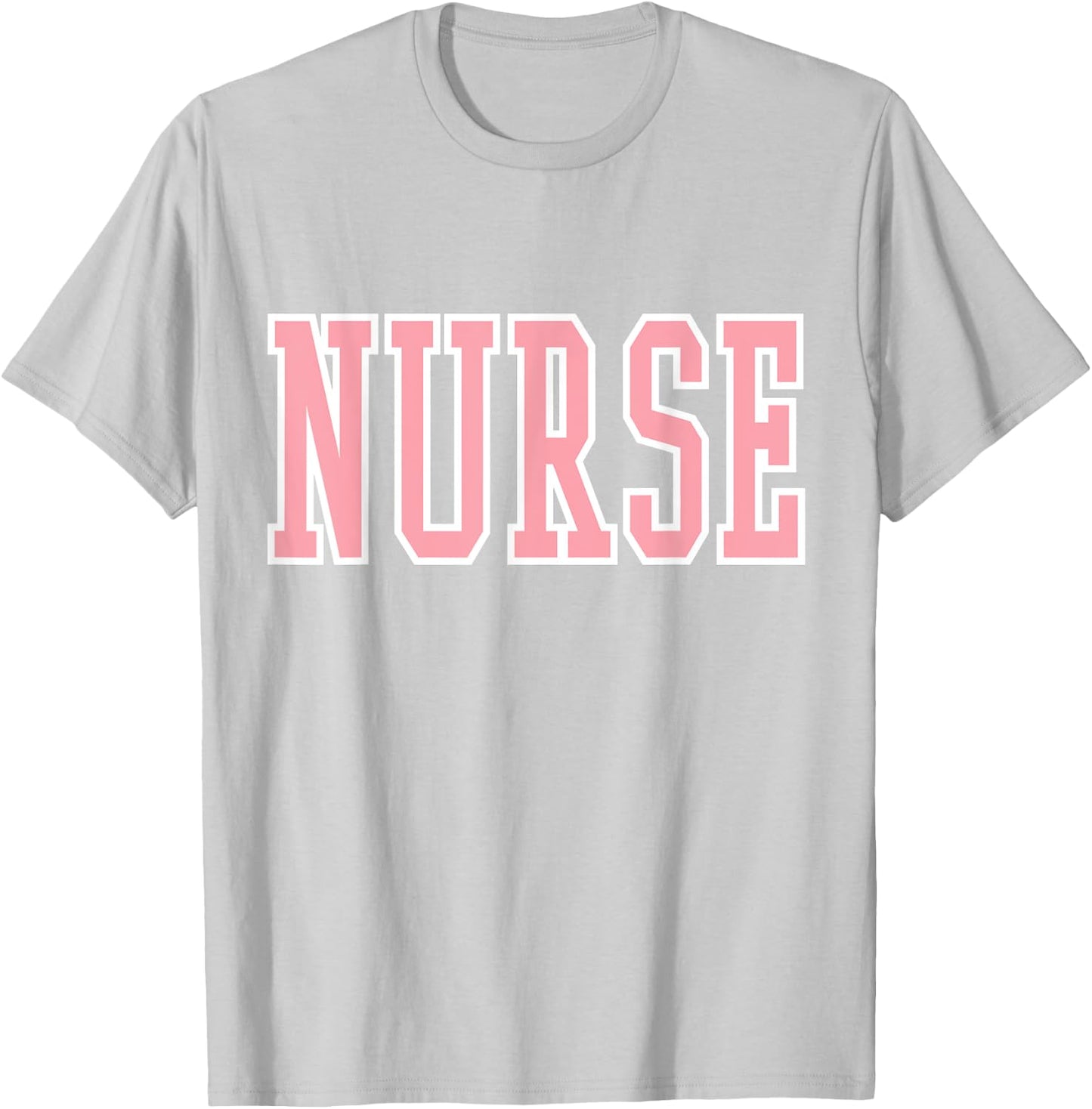 Nurse Trendy Preppy Pink T-Shirt - T-Shirt | Ash