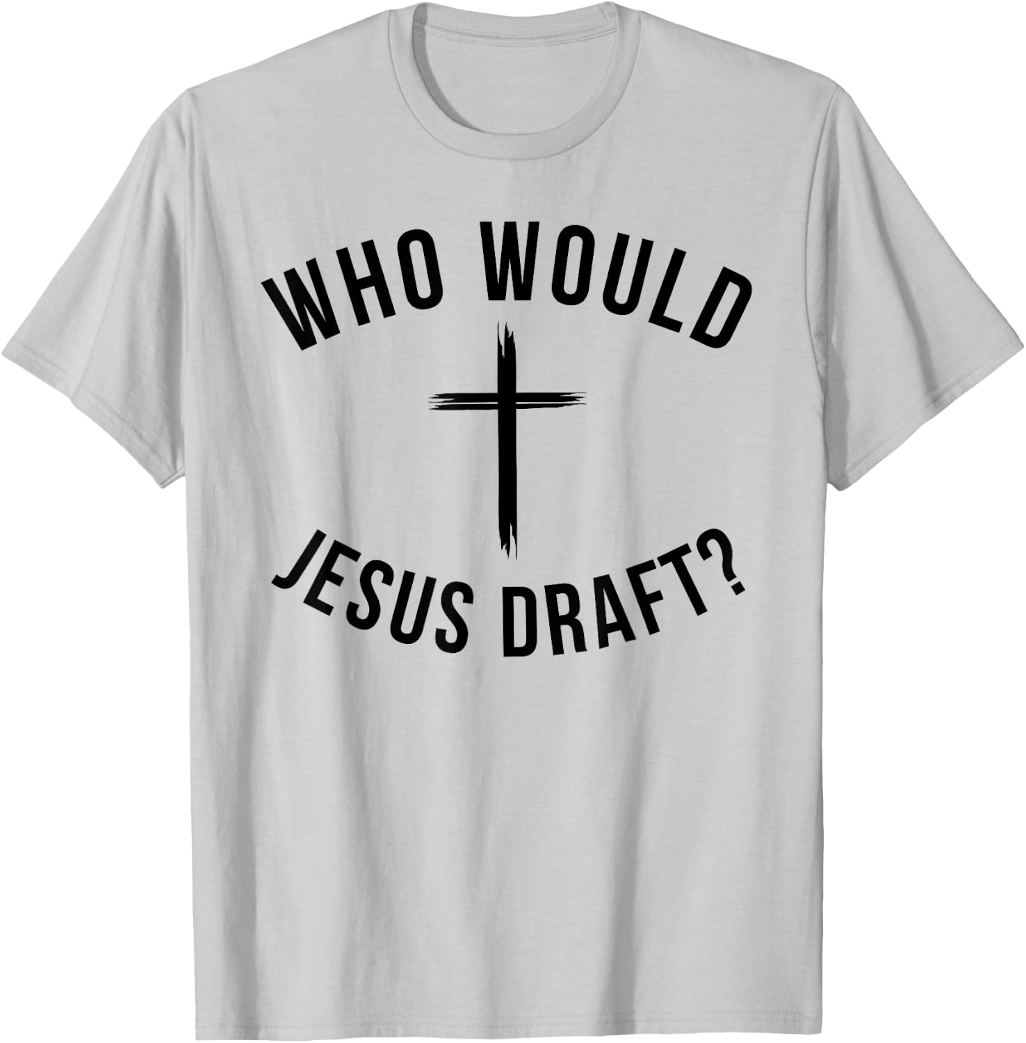 Funny Fantasy Football draft Who would Jesus draft joke T-Shirt - T-Shirt | Ash