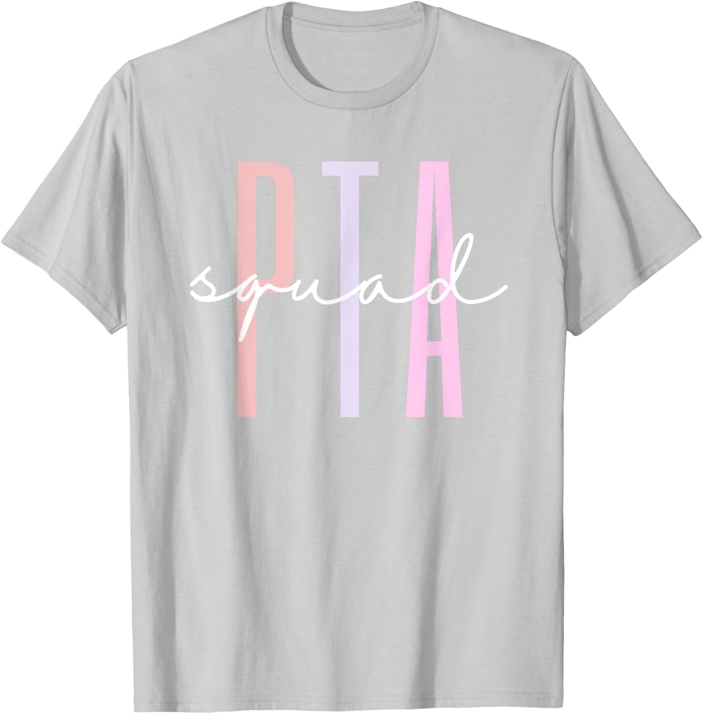 PTA Squad School Parent Teacher Matching Team Volunteers Men Women Girls Kids T-Shirt - T-Shirt | Ash