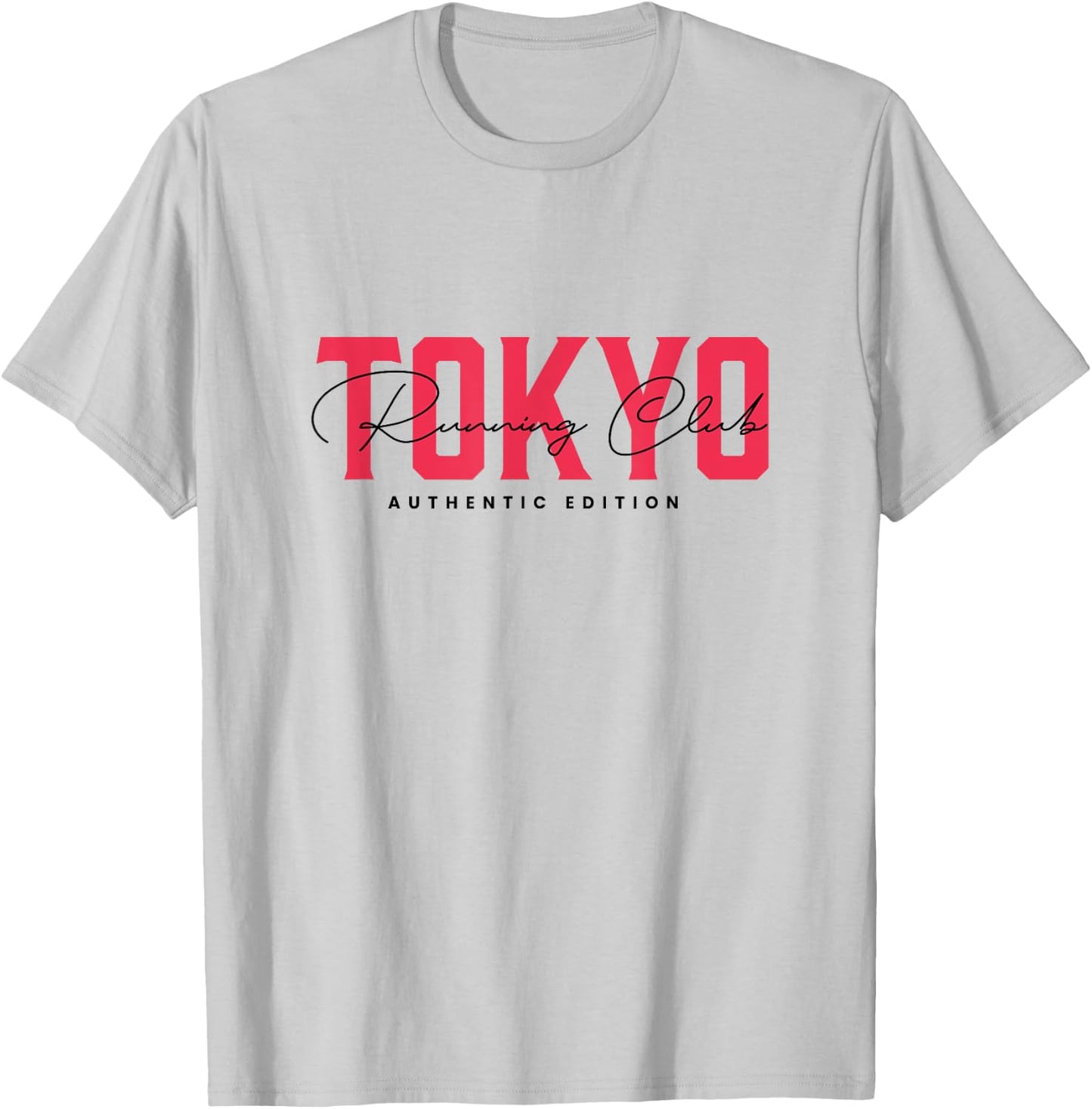 Tokyo Running Club Authentic Edition T-Shirt - T-Shirt | Ash