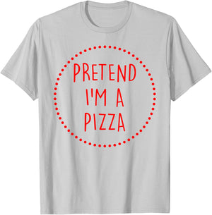 Pretend Im a Pizza Halloween Costume T-Shirt - T-Shirt | Ash