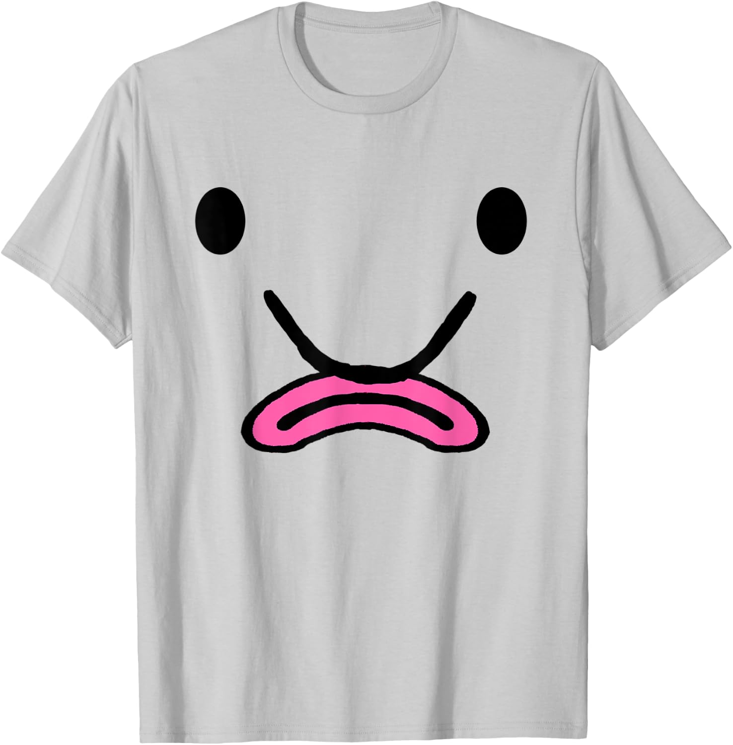 Blobfish Costume Funny Ugly Grumbling Fish T-Shirt - T-Shirt | Ash