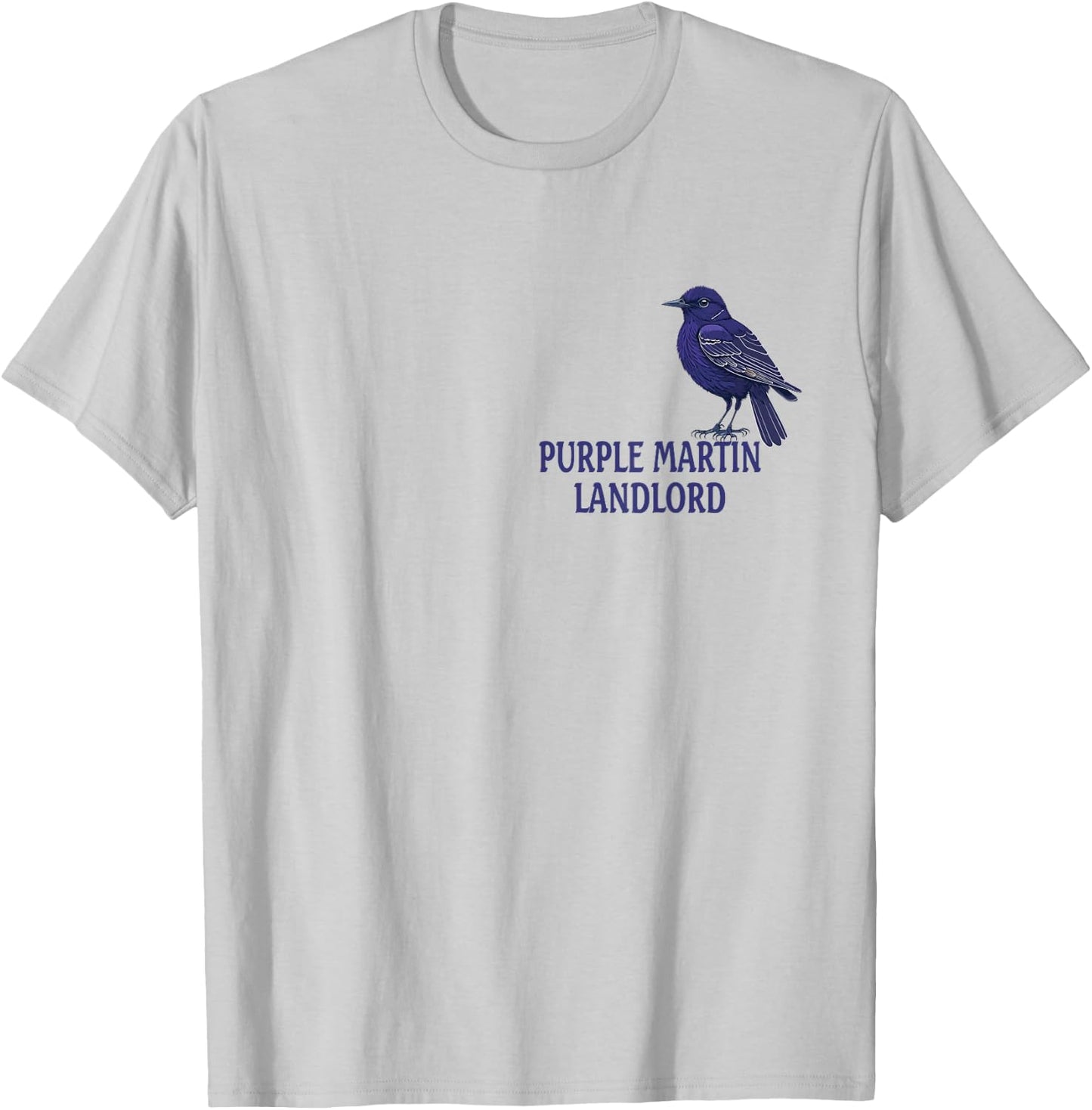 Purple Martin Landlord Purple Martin Birds Lover Adult kids T-Shirt - T-Shirt | Ash