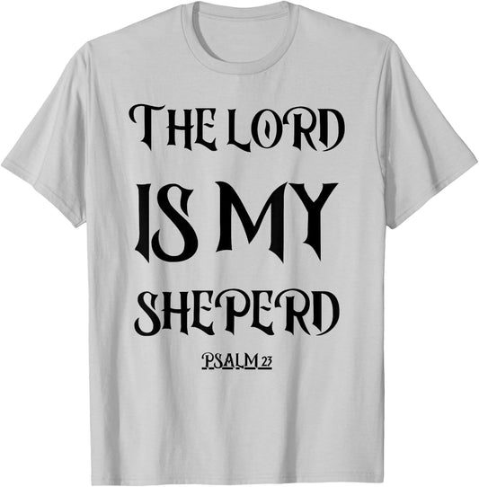 Psalm 23 Vintage Bible Verse Gift Fear No Evil Jesus T-Shirt - T-Shirt | Ash