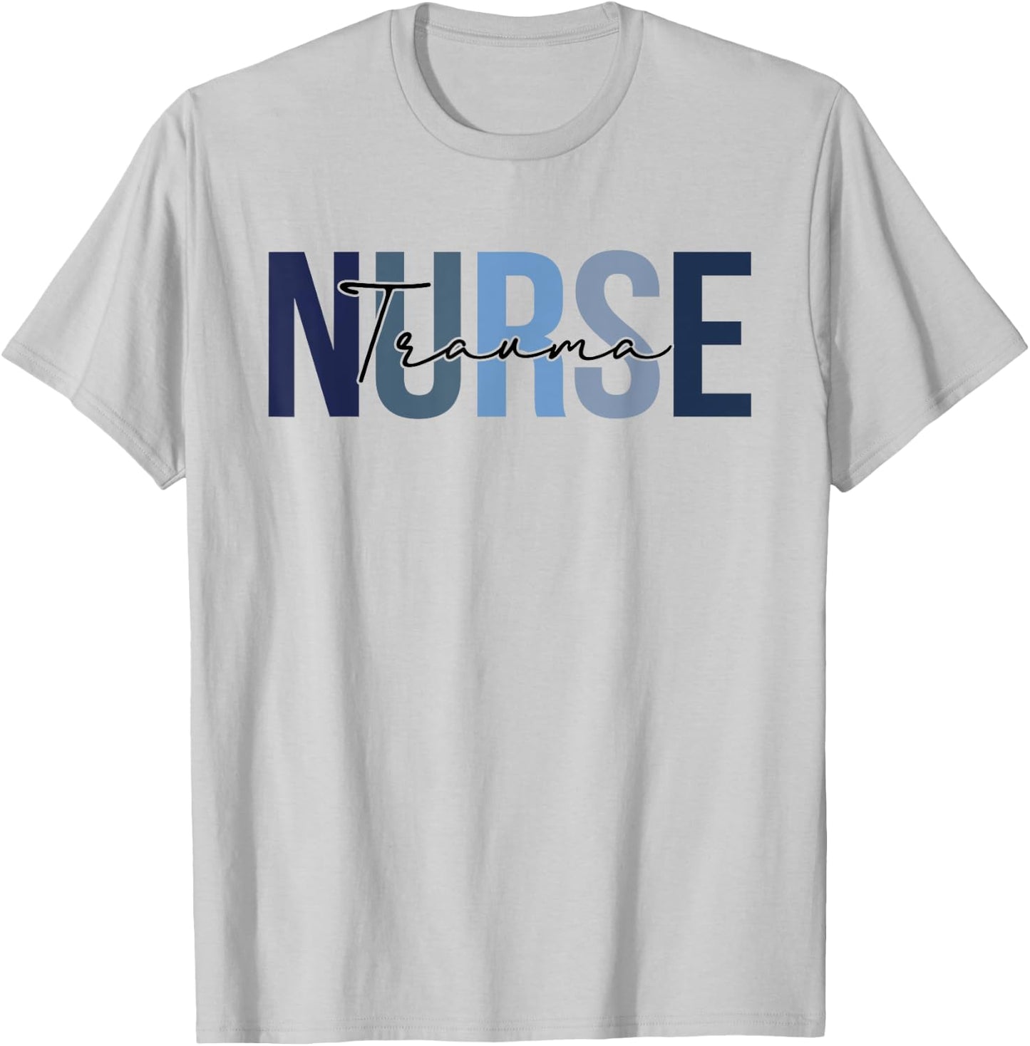 Retro Trauma Nurse Gifts Nursing Apparel T-Shirt - T-Shirt | Ash