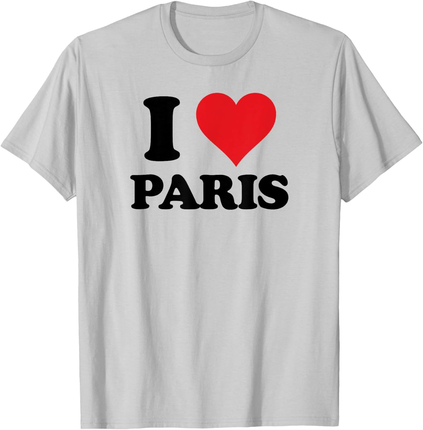 I Heart Paris First Name I Love Personalized Stuff T-Shirt - T-Shirt | Ash