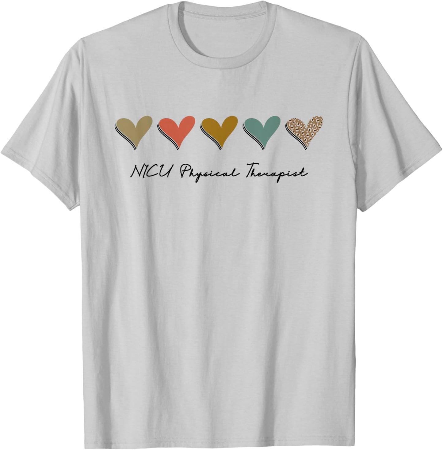 NICU Physical Therapist Neonatal ICU Nurse Funny Respiratory T-Shirt - T-Shirt | Ash