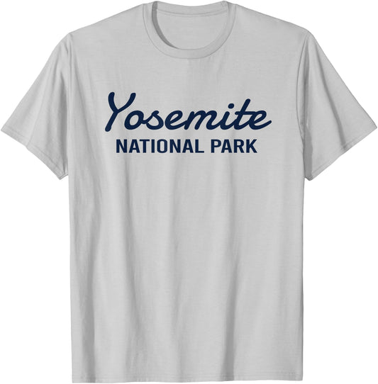 Yosemite National Park - Throwback Design - Classic T-Shirt - T-Shirt | Ash