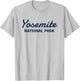 Yosemite National Park - Throwback Design - Classic T-Shirt - T-Shirt | Ash