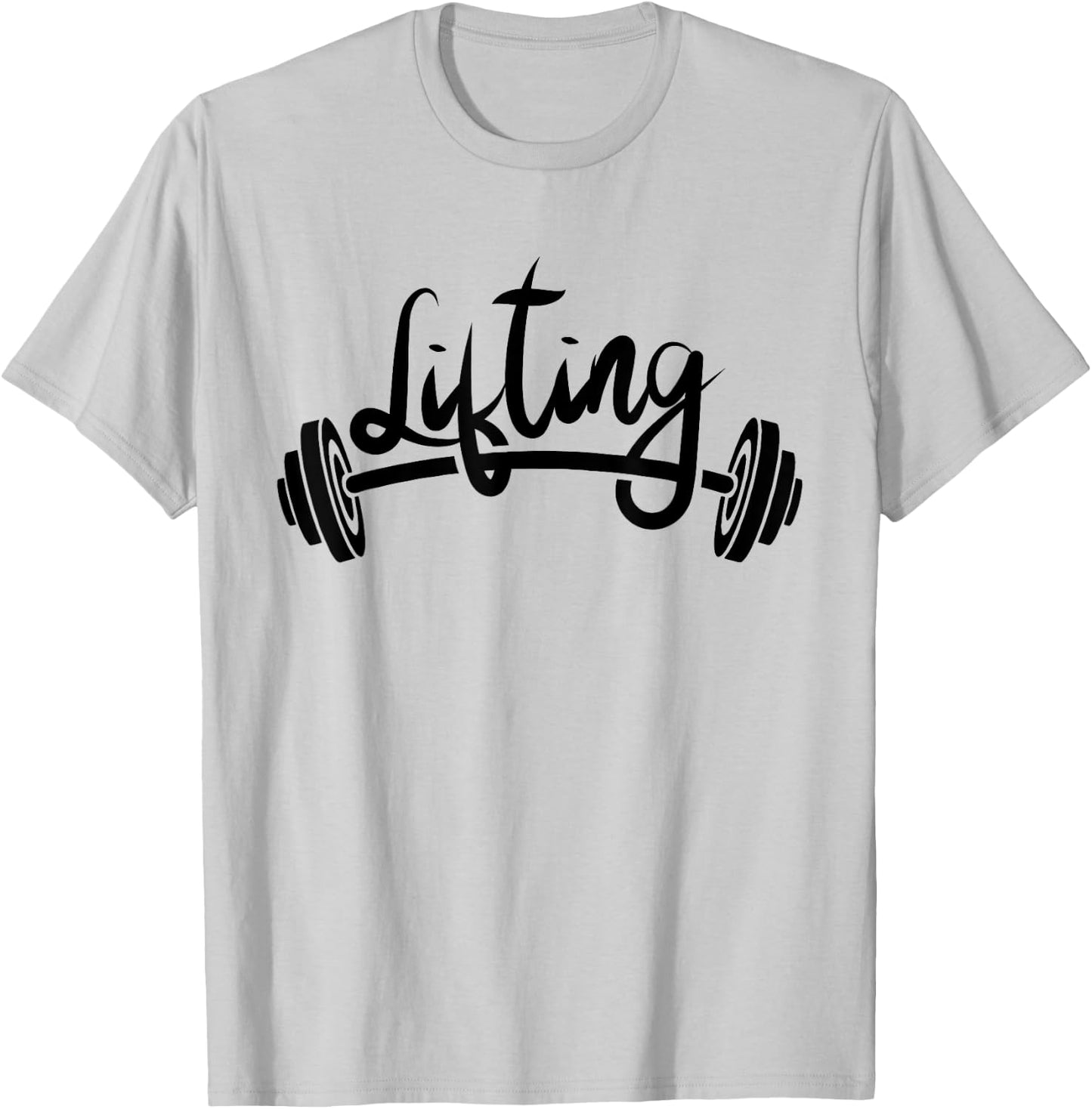 Lifting Workout Lift Gym Weightlifting T-Shirt - T-Shirt | Ash