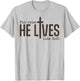Plot Twist He Lives Luke Funny Bible Christian T-Shirt - T-Shirt | Ash