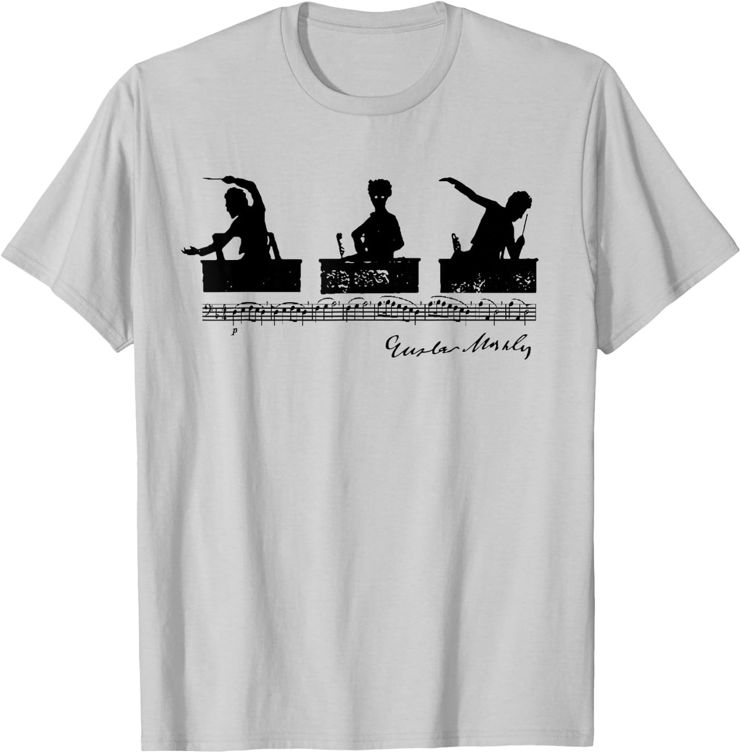 Mahler composer conductor classical music T-Shirt - T-Shirt | Ash