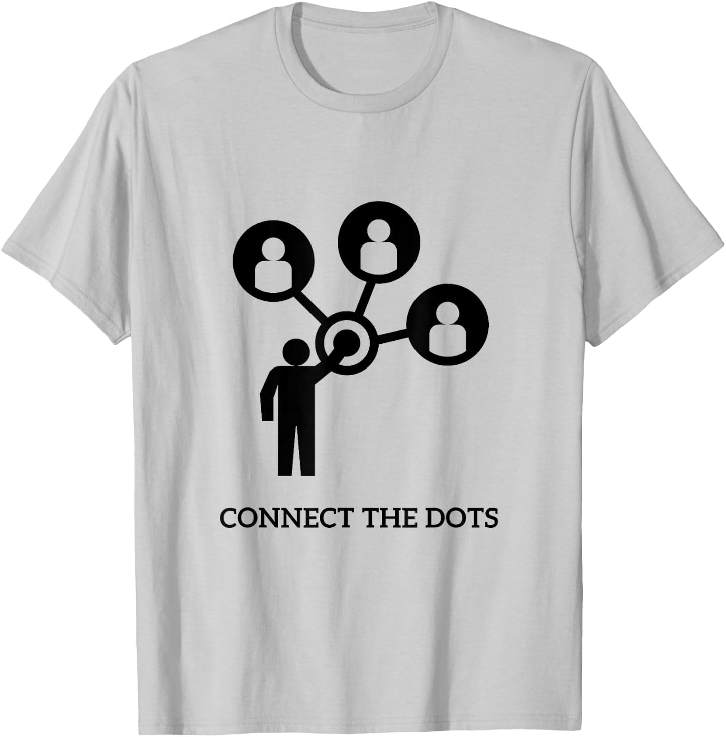 Connect the dots T-Shirt - T-Shirt | Ash