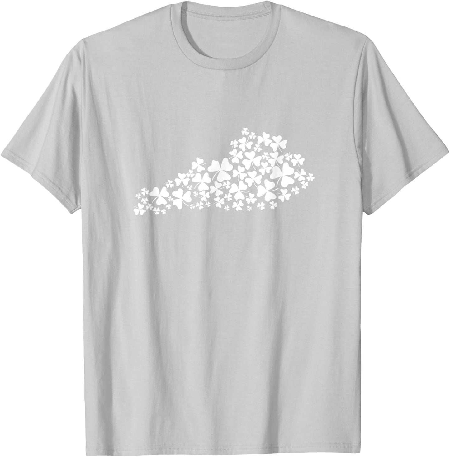 Kentucky Shamrocks State Shirt - Kentucky St. Patrick's Day T-Shirt - T-Shirt | Ash