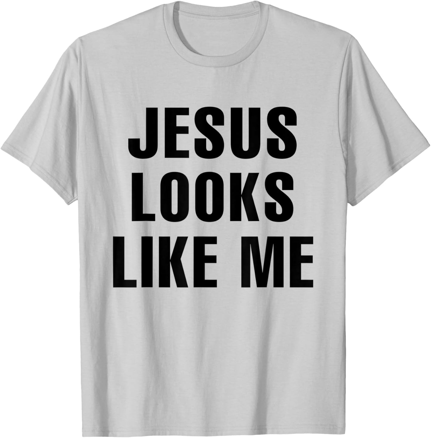 Jesus looks like me, rock punk camp debbie music funtime 80s T-Shirt - T-Shirt | Ash