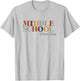 Middle School Dream Team Teacher 6th, 7th, 8th Grade Teacher T-Shirt - T-Shirt | Ash