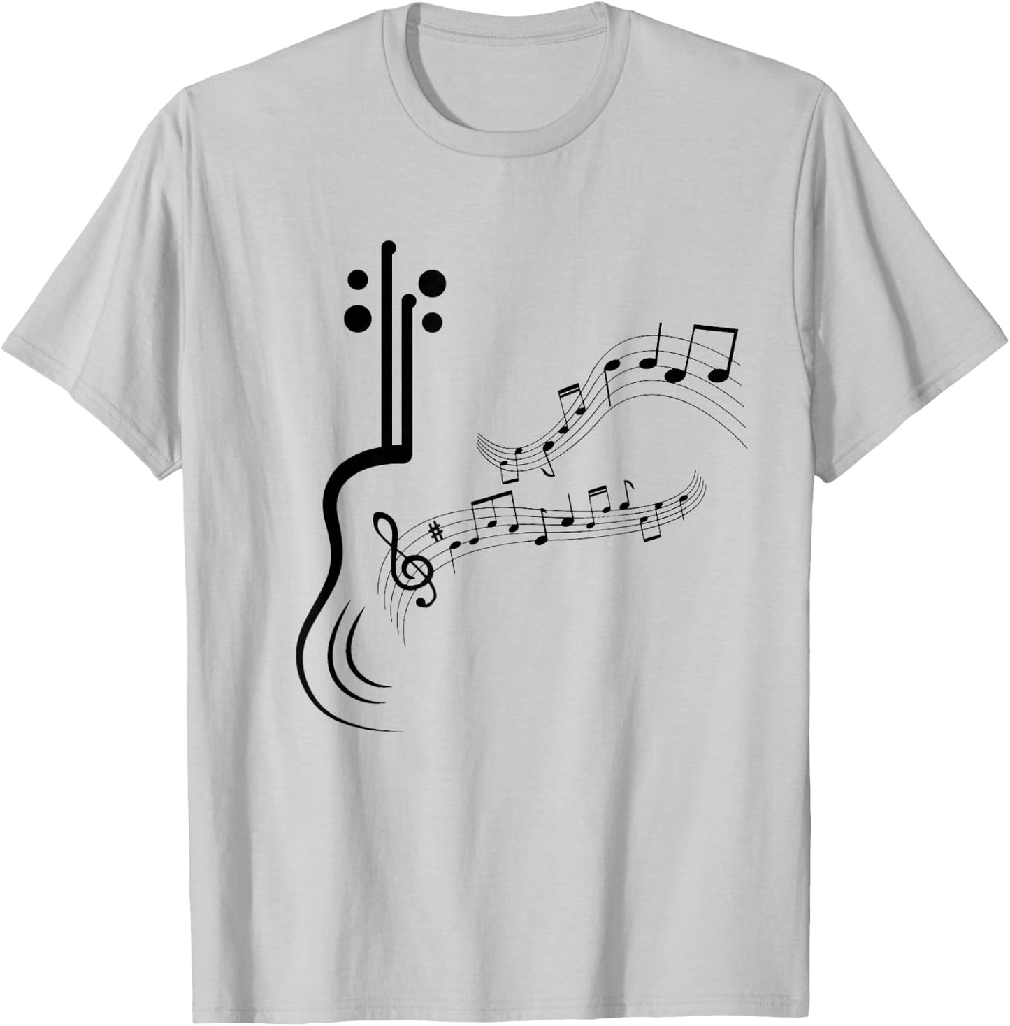 Musical Sheet Music Musicians Clef Sheet Music T-Shirt - T-Shirt | Ash