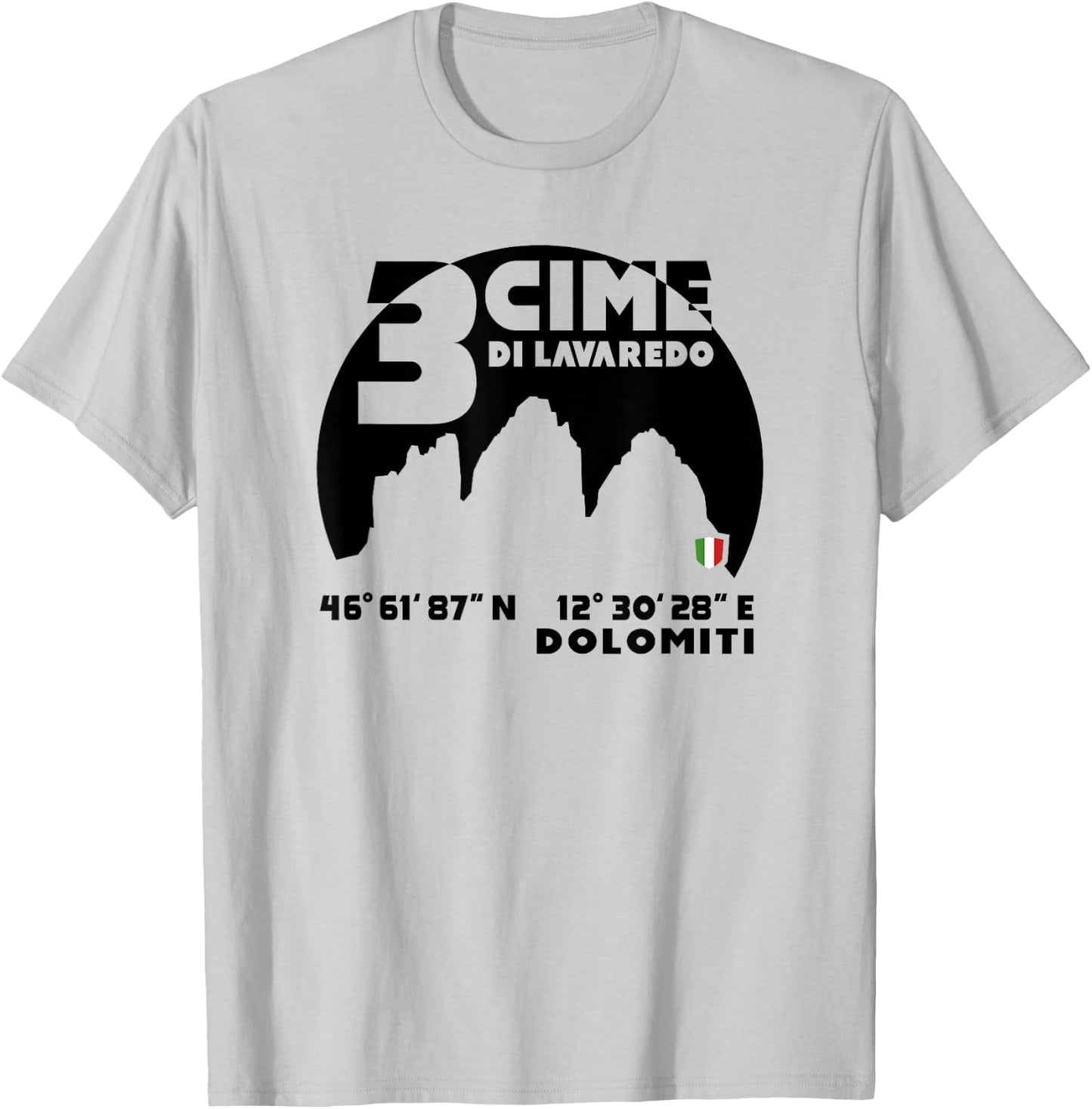 Mount Tre Cime di Lavaredo Dolomites Climb Hike hiking Gifts T-Shirt - T-Shirt | Ash