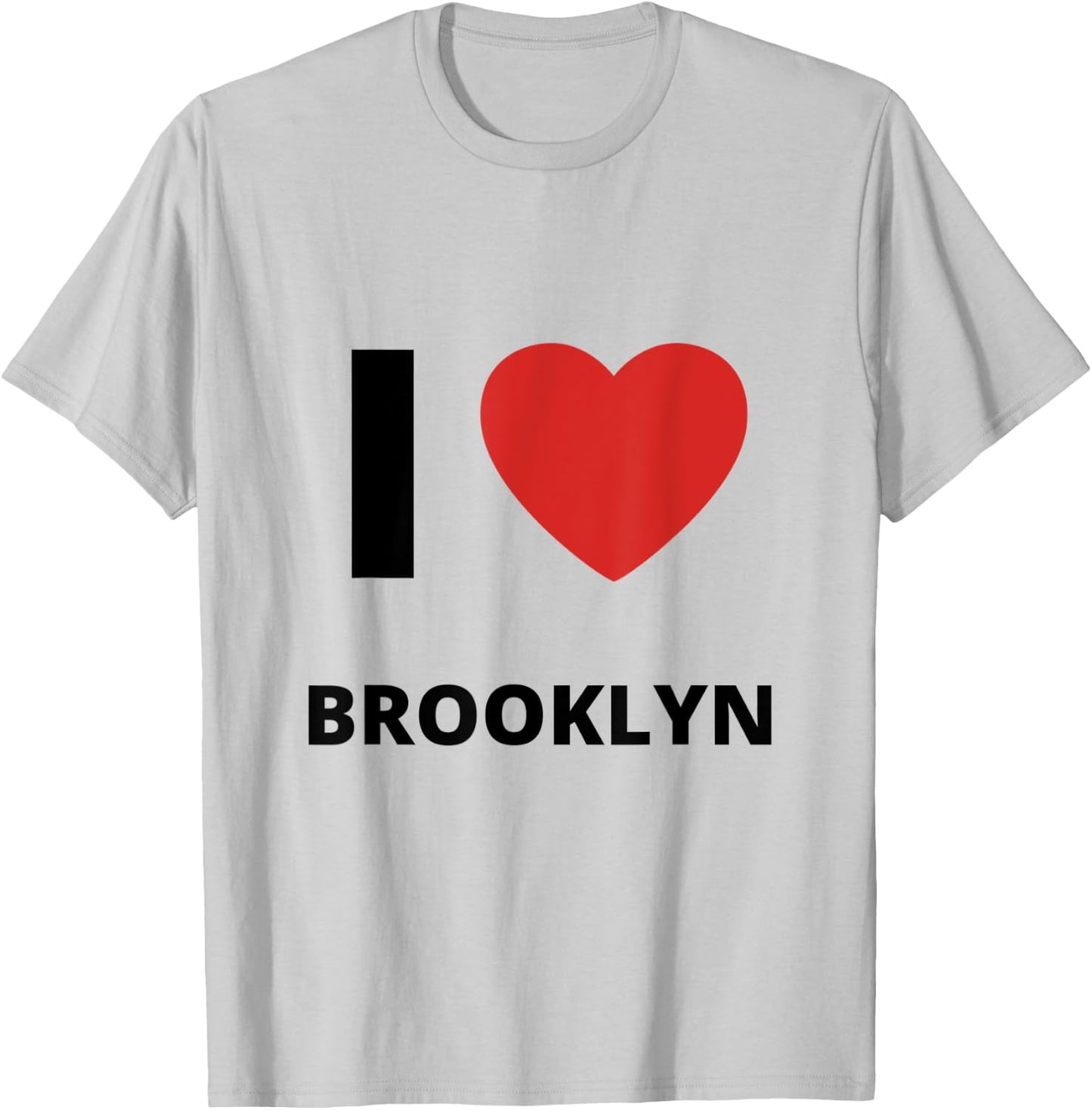 I Love Brooklyn New York Apparel T-Shirt - T-Shirt | Ash