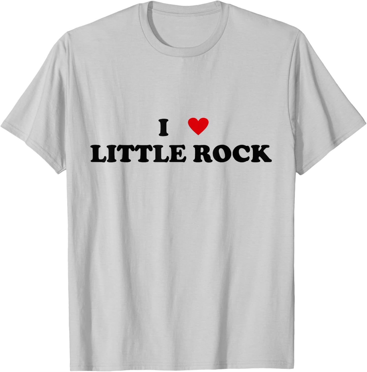 I Heart USA City - I Love Little Rock T-Shirt - T-Shirt | Ash